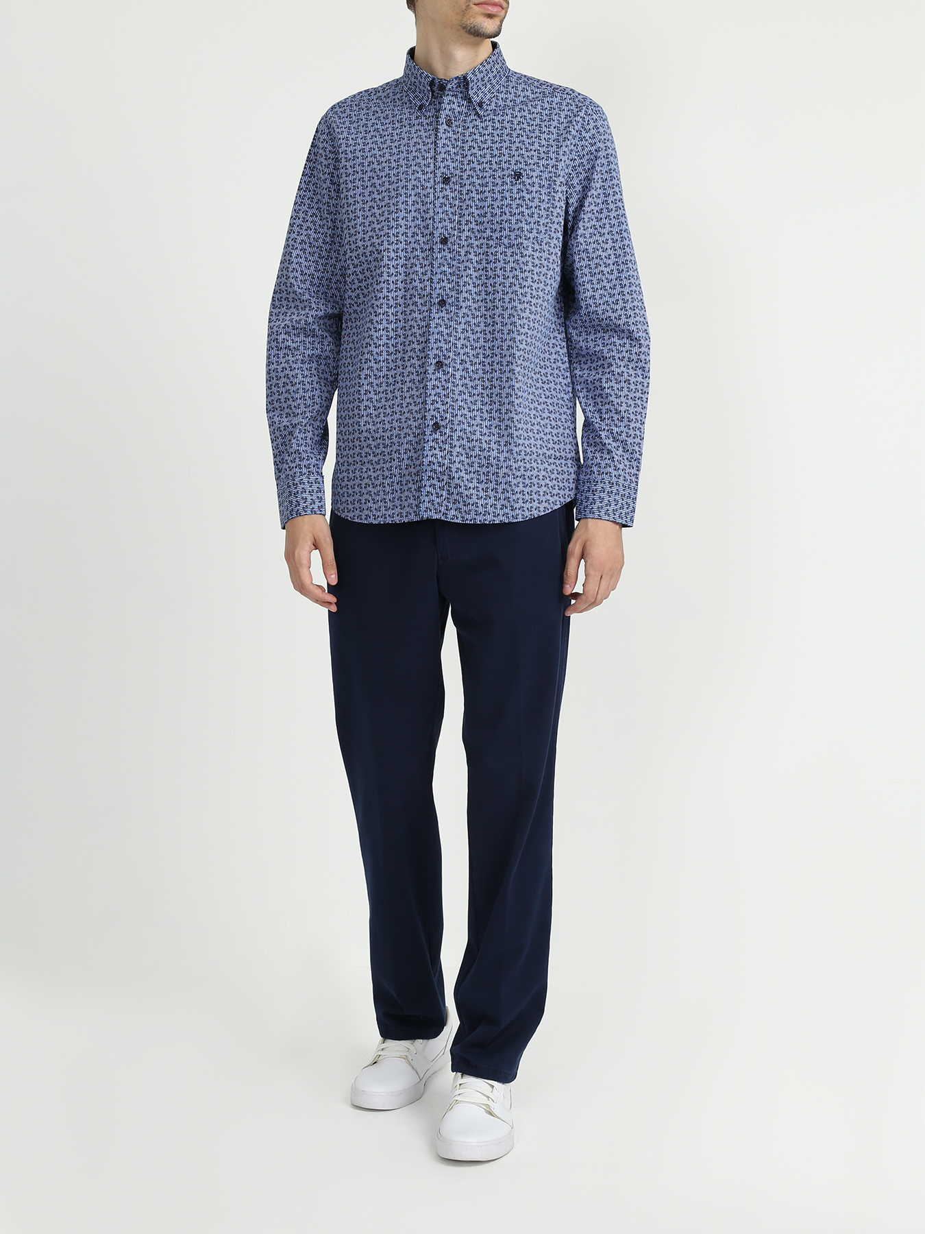 

Ritter Jeans Хлопковая рубашка, Siniy, Хлопковая рубашка