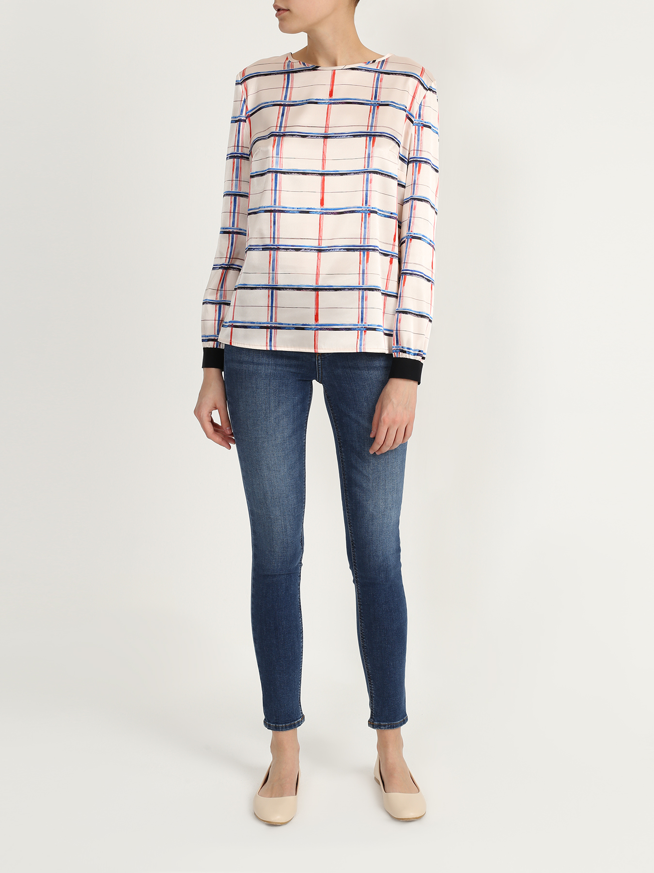 Блузка в клетку