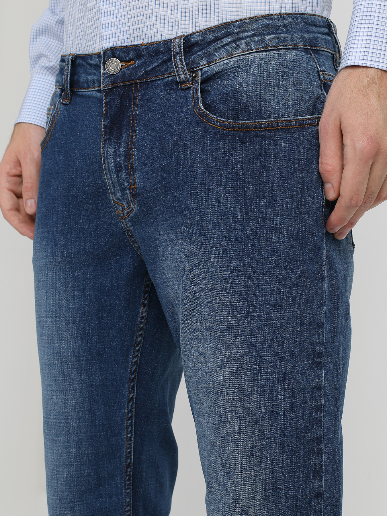 Alessandro Manzoni Мужские джинсы 319690-016 Фото 3
