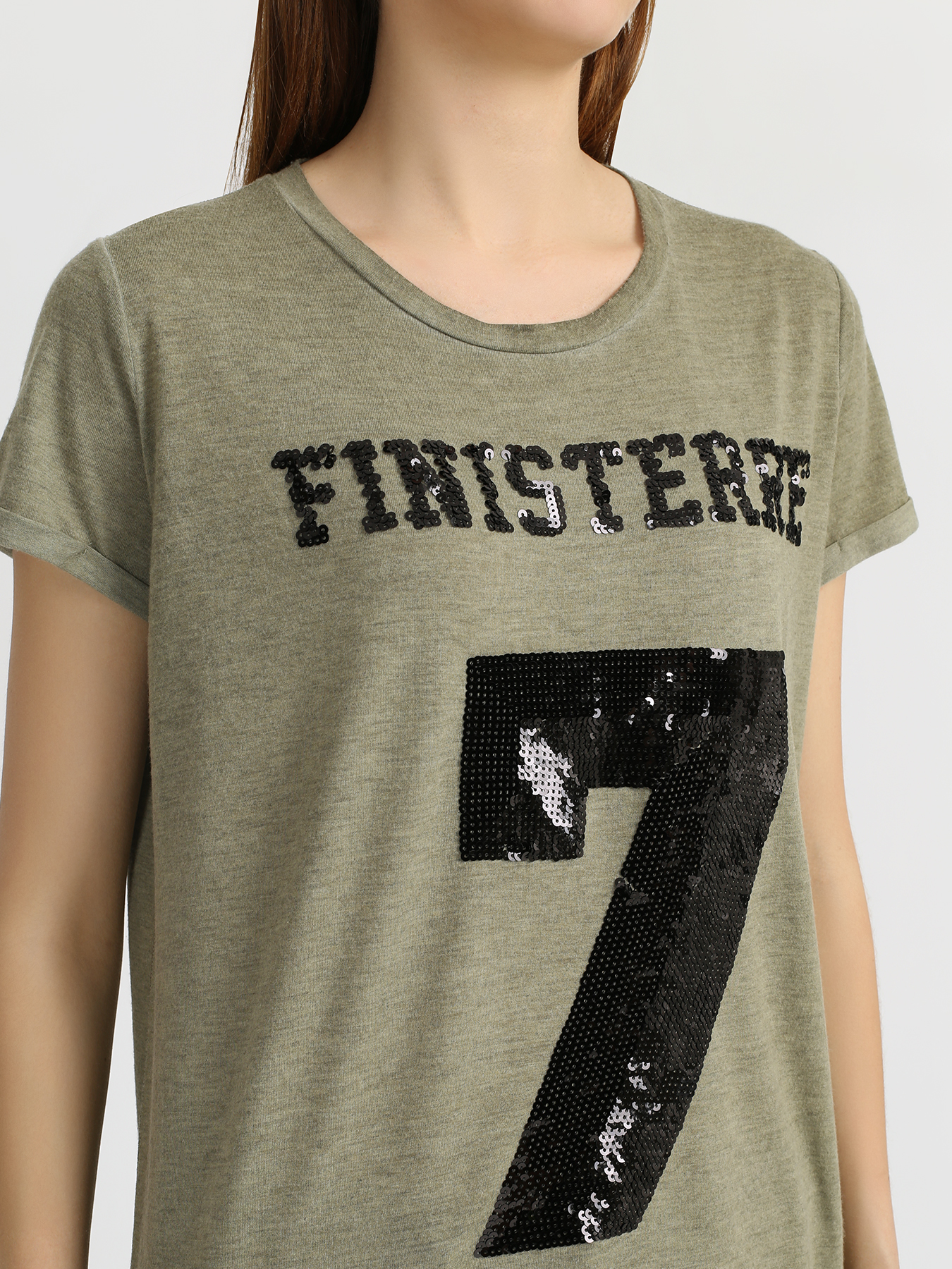 Finisterre Женская футболка с пайетками 322457-021 Фото 3