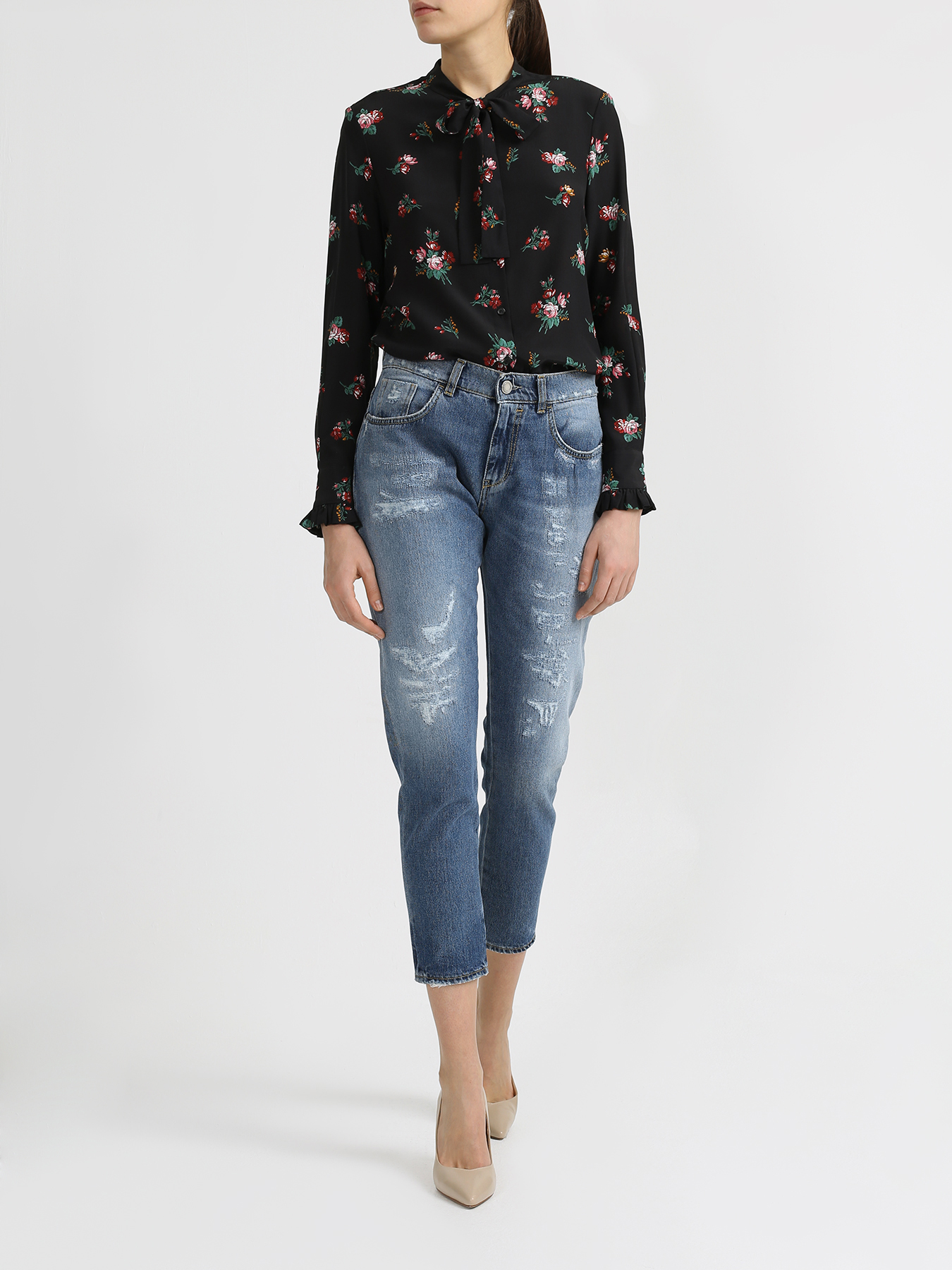 

Pinko Укороченные джинсы, Siniy, Укороченные джинсы