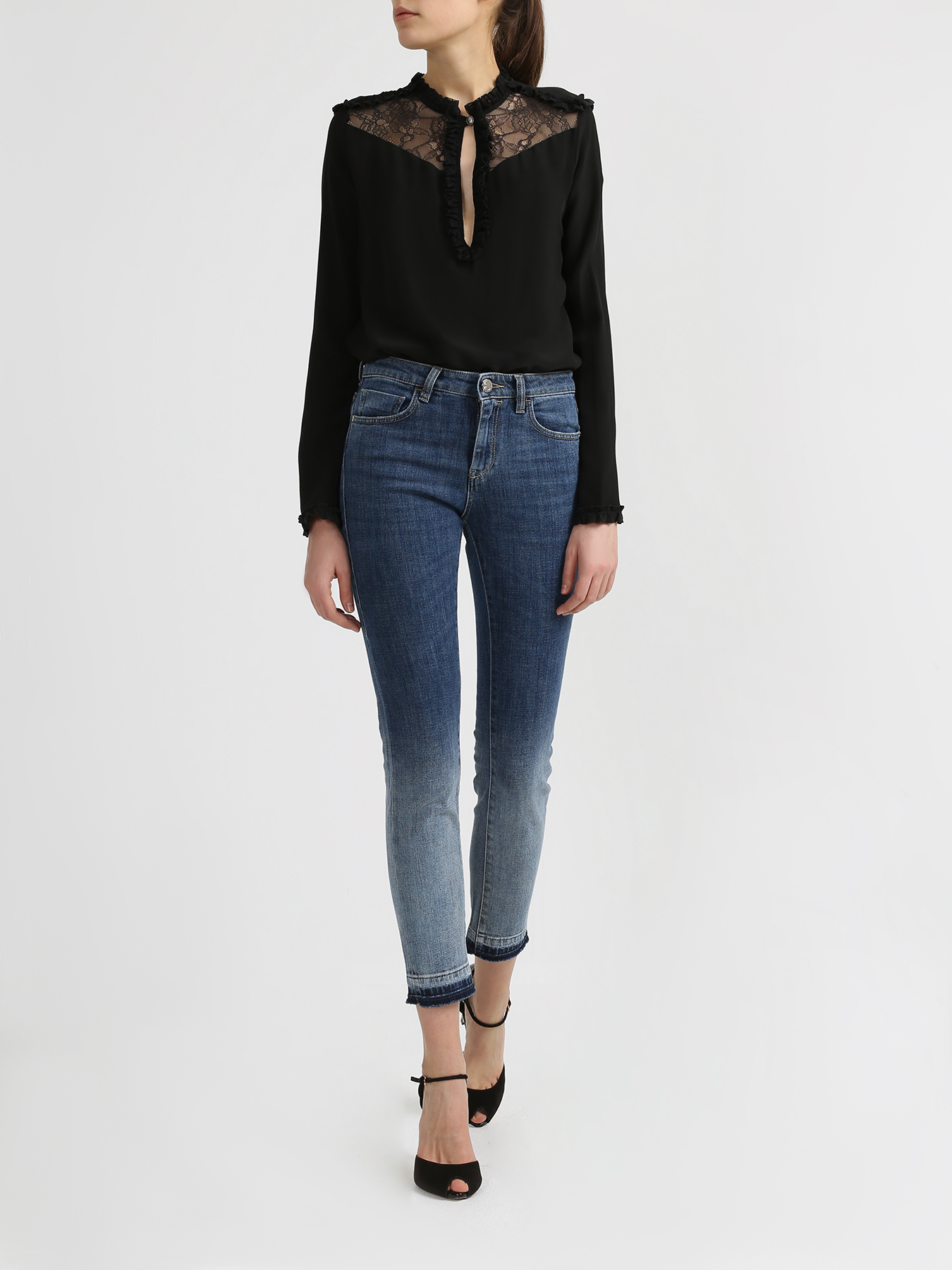 

Pinko Укороченные джинсы, Siniy, Укороченные джинсы