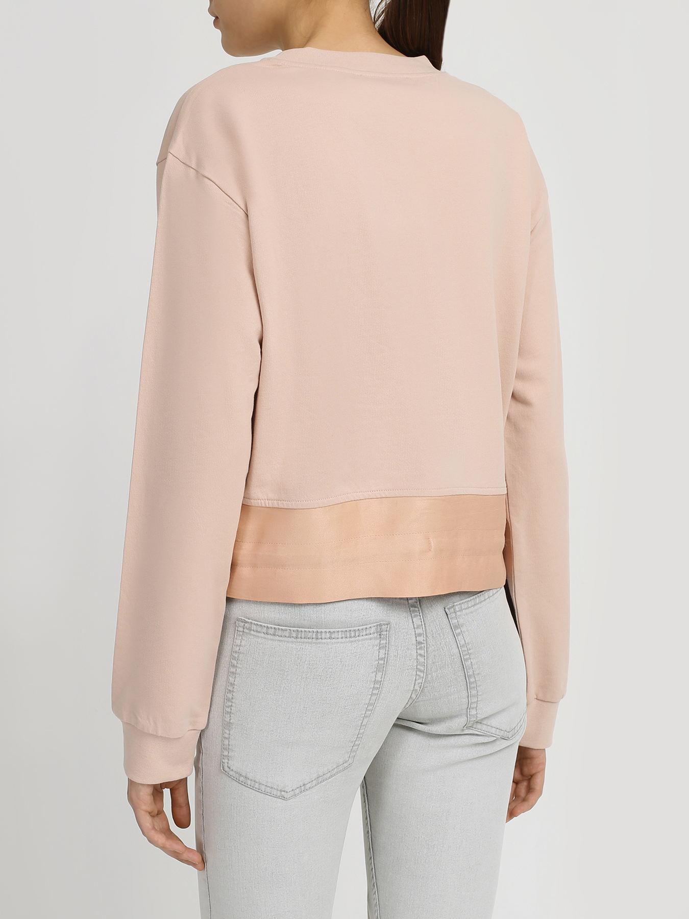 

TWINSET MILANO Хлопковый джемпер, Bezhevyy, Хлопковый джемпер
