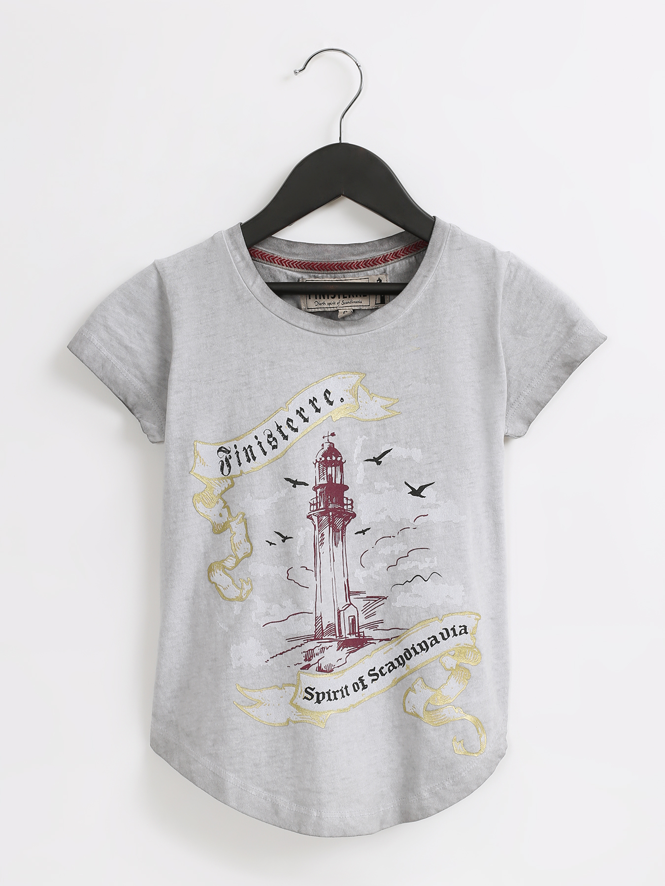 Finisterre Хлопковая футболка для девочки