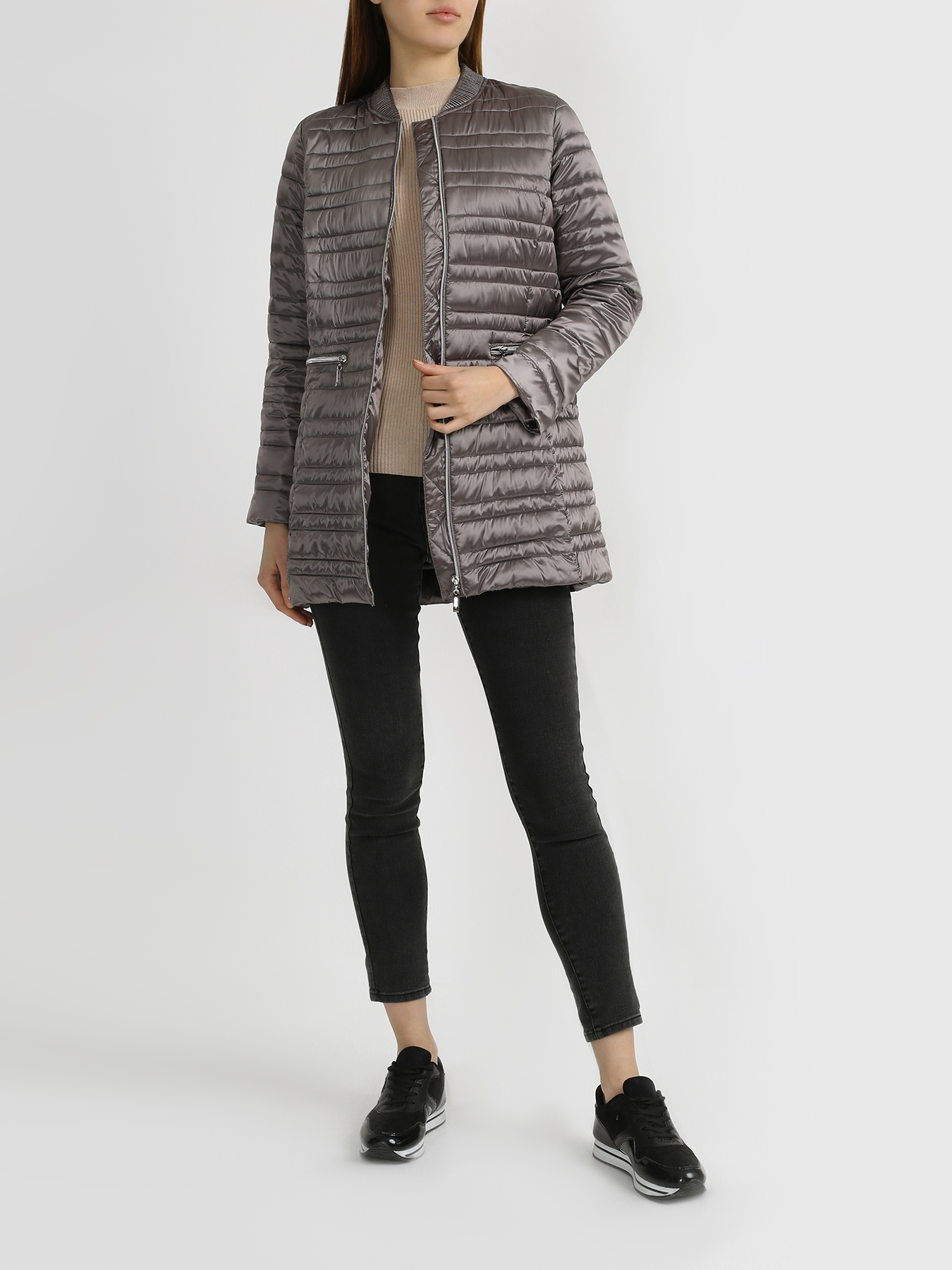 

ORSA Couture Однотонная куртка, Seryy, Однотонная куртка