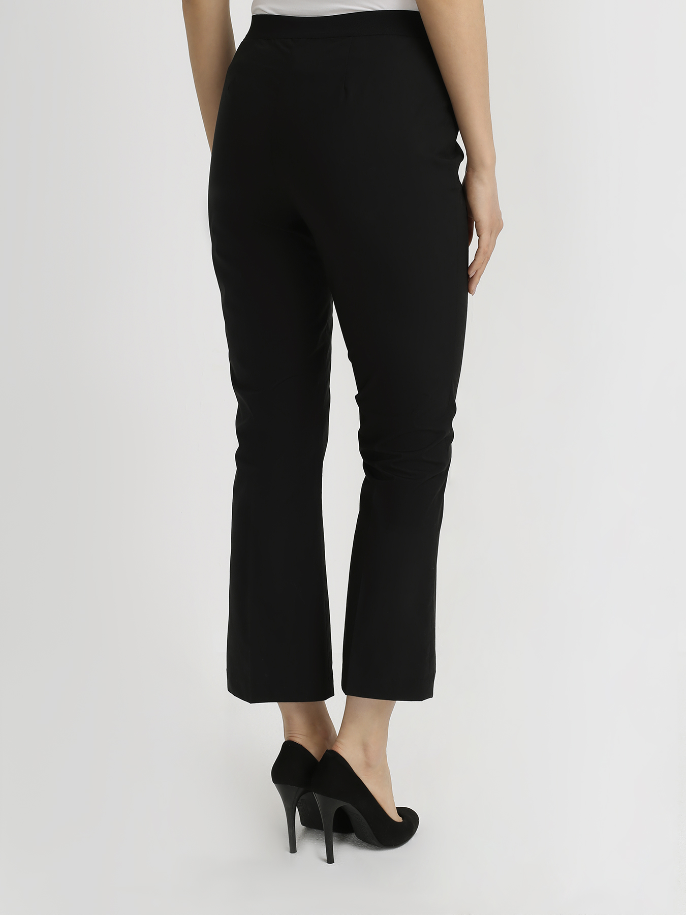

TWINSET MILANO Расклешенные брюки, Chernyy, Расклешенные брюки