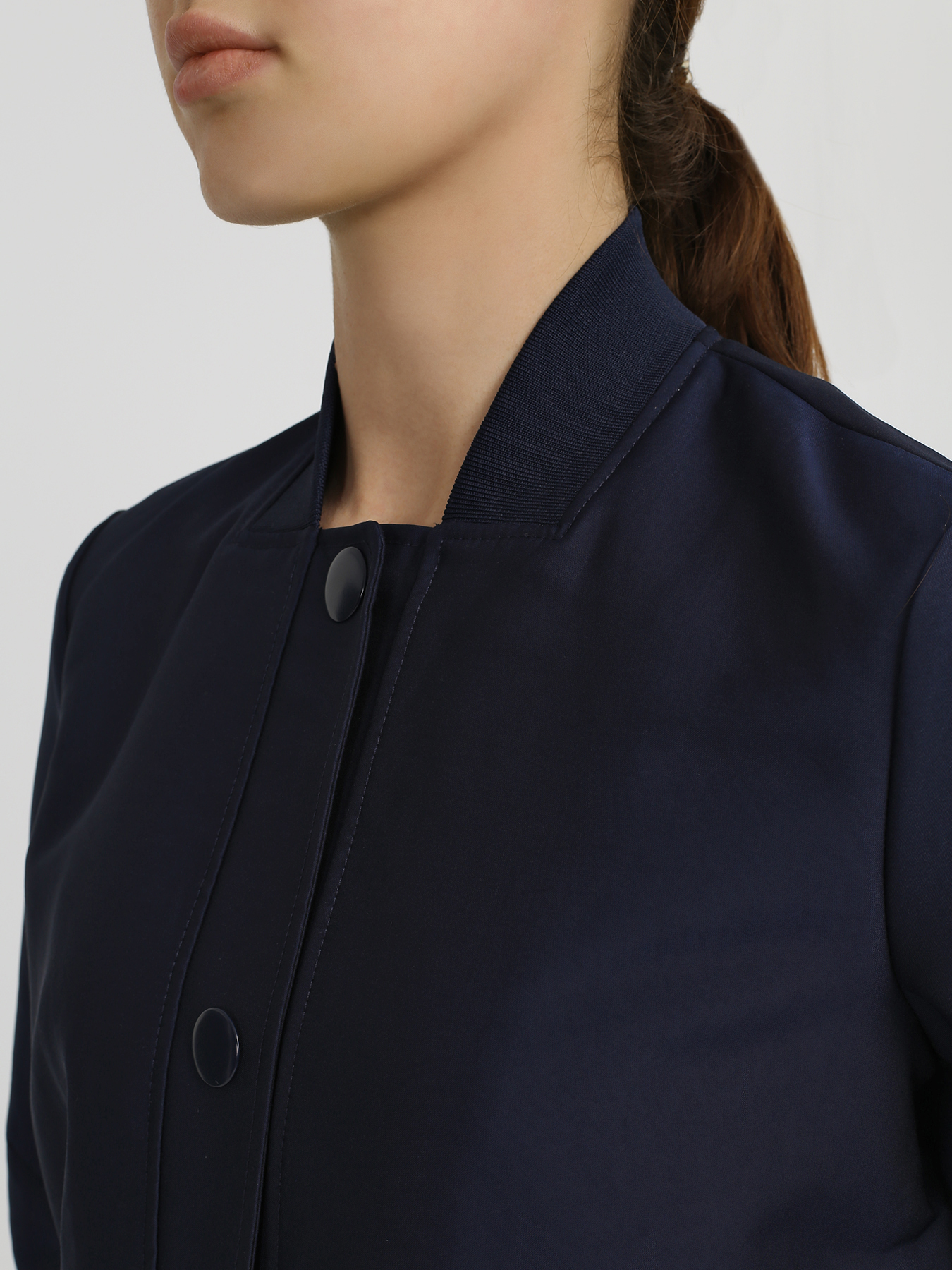 

Armani Exchange Бомбер на кнопках, Temno_siniy, Бомбер на кнопках