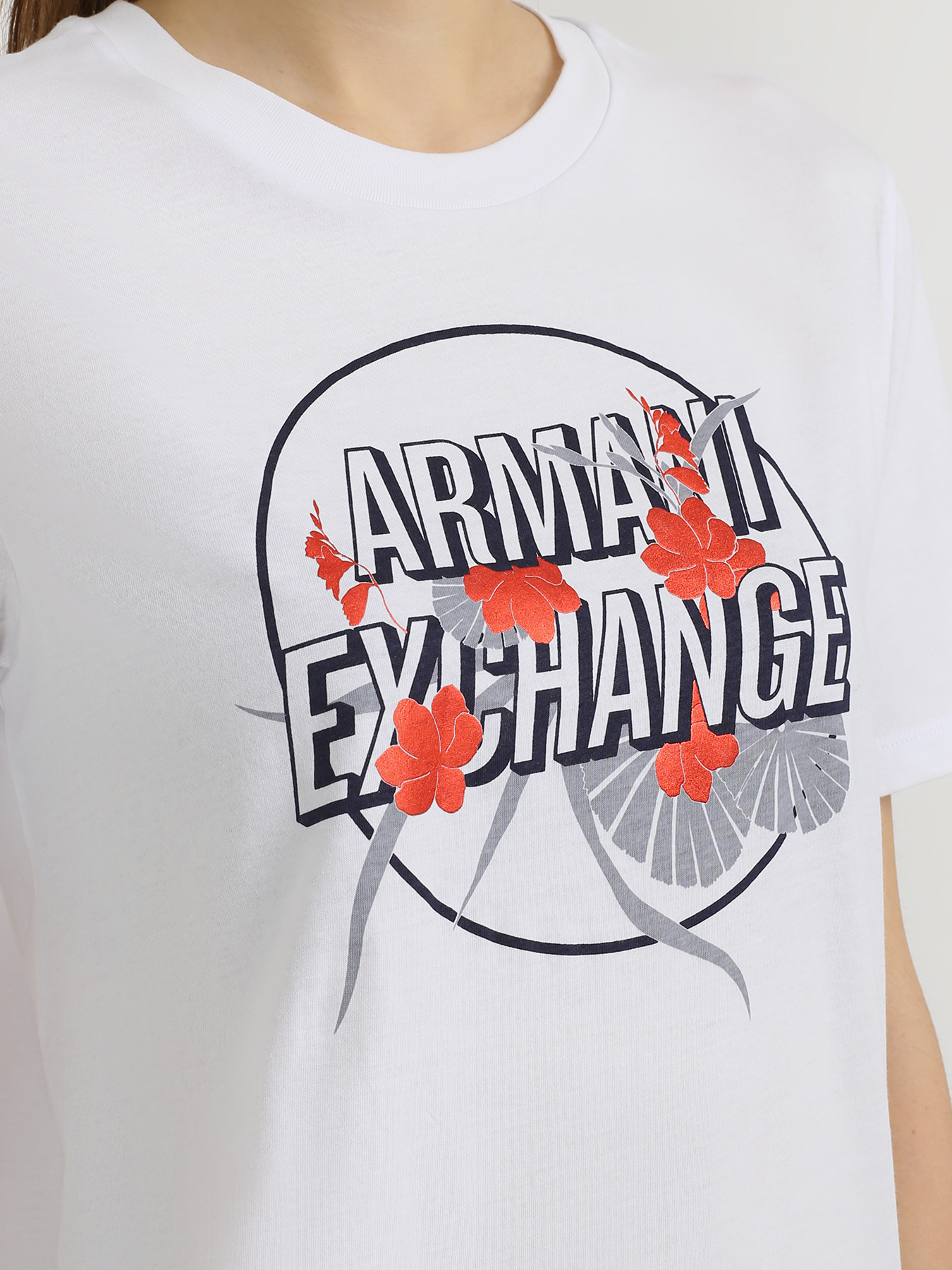 Armani Exchange Хлопковая футболка 338822-045 Фото 3