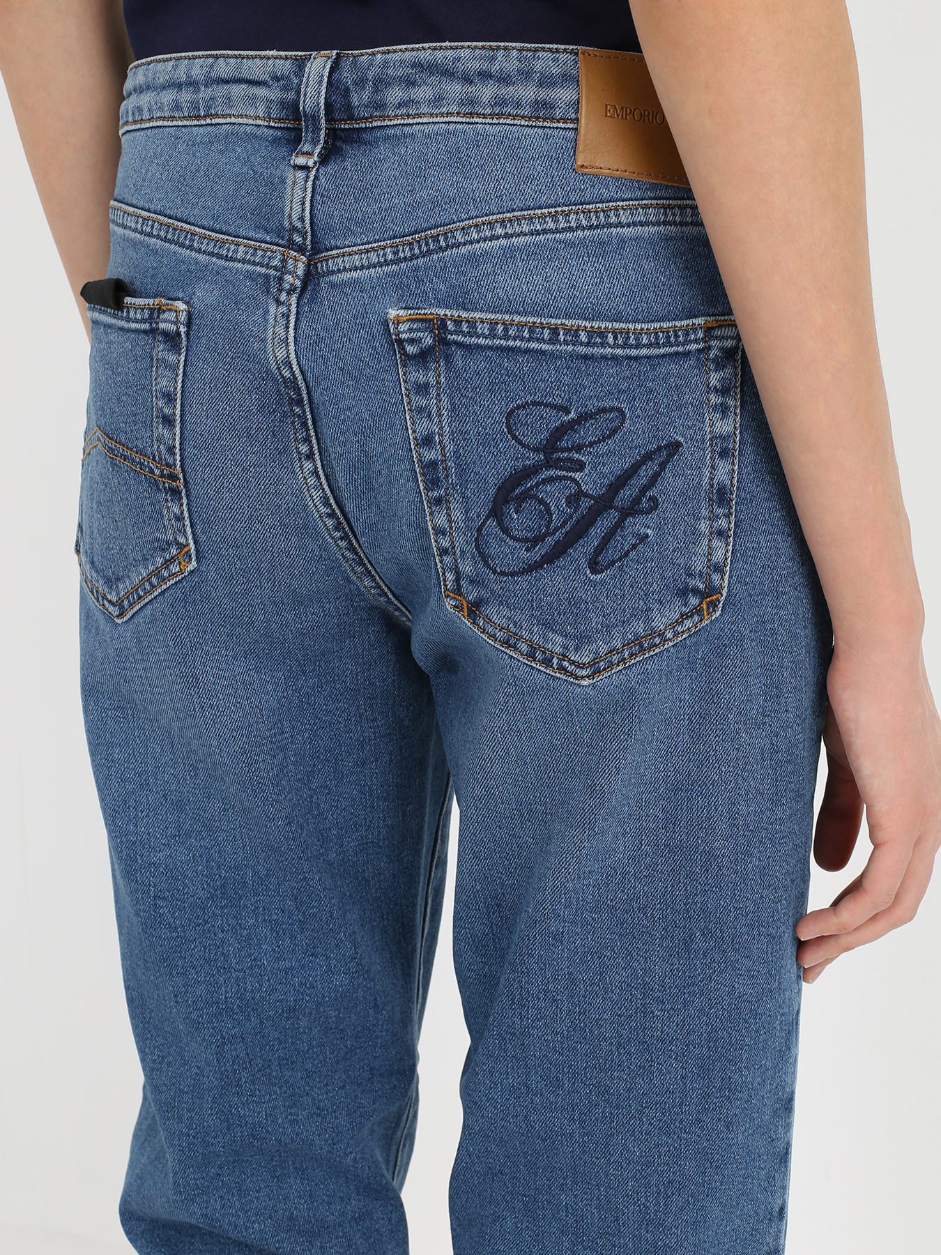 

Emporio Armani Прямые джинсы J15, Siniy, Прямые джинсы J15