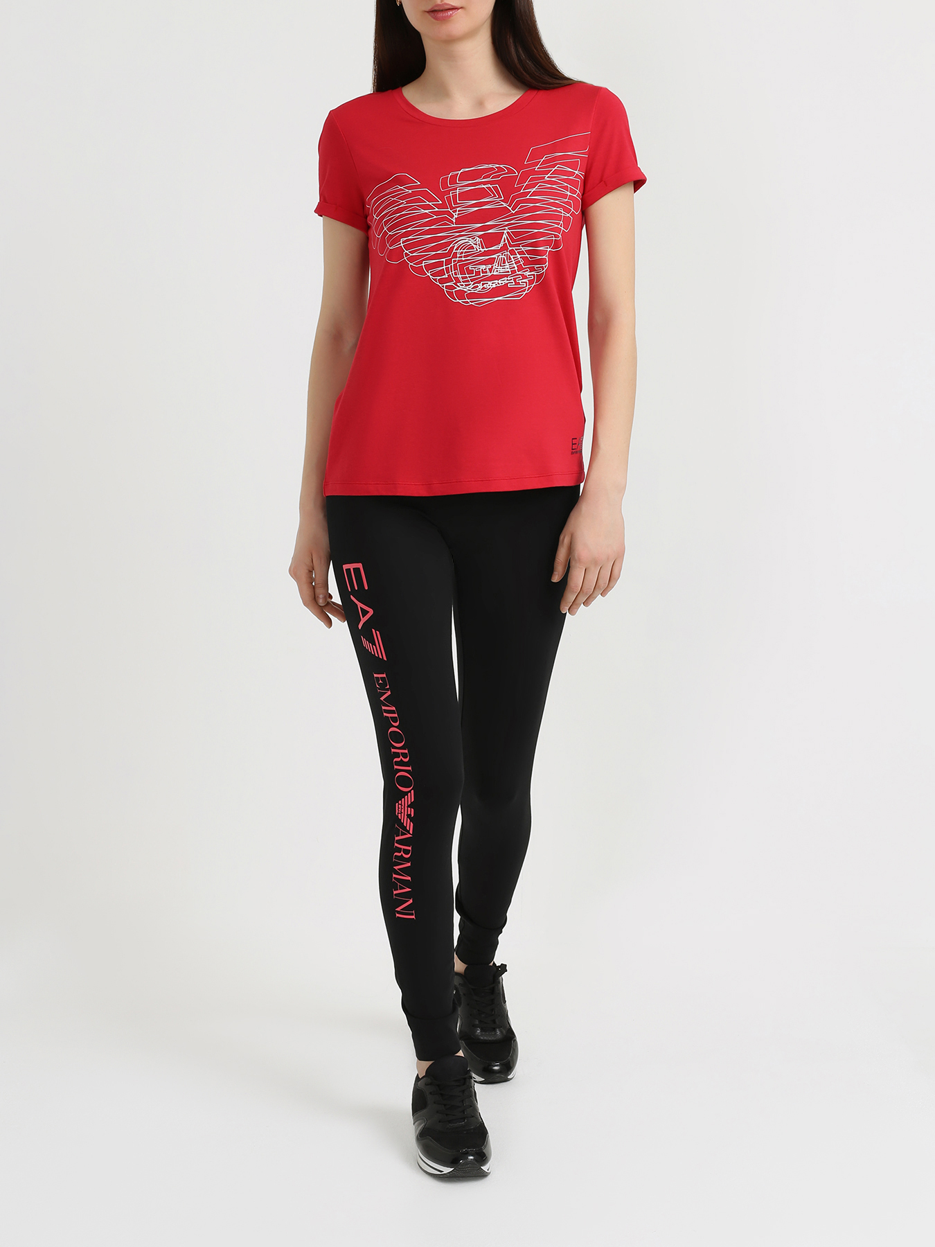 

EA7 Emporio Armani Спортивные леггинсы, Chernyy, Спортивные леггинсы