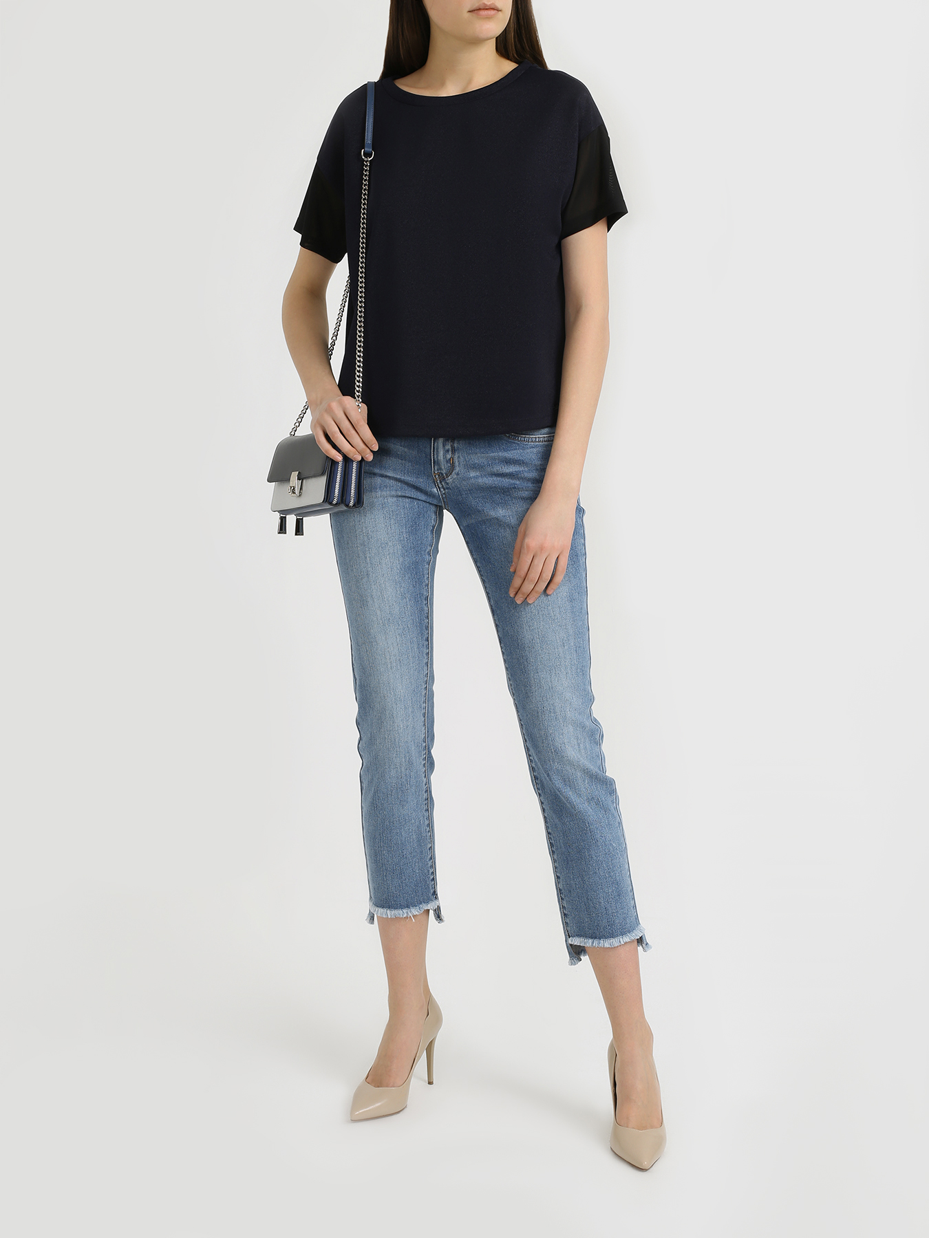 

Armani Exchange Женская футболка, Temno_siniy, Женская футболка