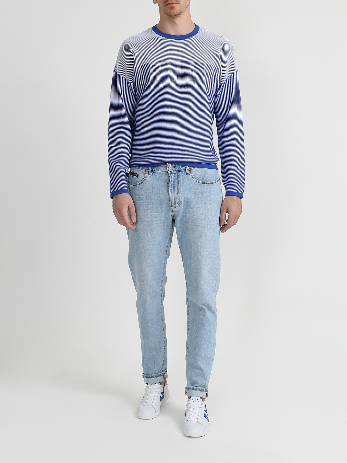 

Armani Exchange Зауженные джинсы J22, Goluboy, Зауженные джинсы J22