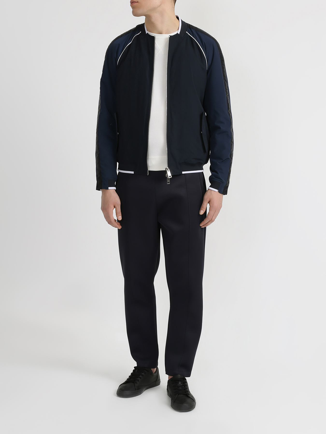 

Armani Exchange Хлопковый бомбер, Temno_siniy, Хлопковый бомбер