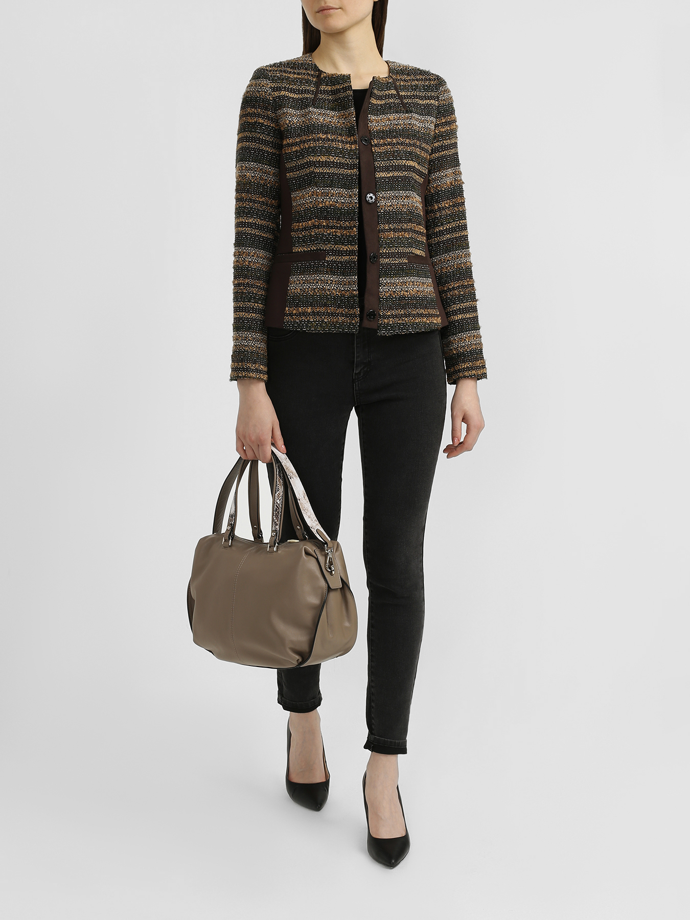 

Alessandro Manzoni Кожаная сумка, Bezhevyy, Кожаная сумка