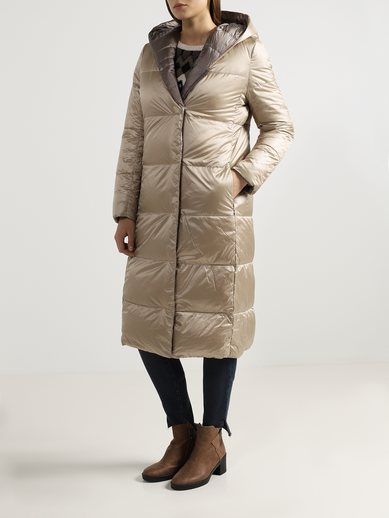 

ORSA Couture Двусторонний пуховик, Bezhevyy, Двусторонний пуховик