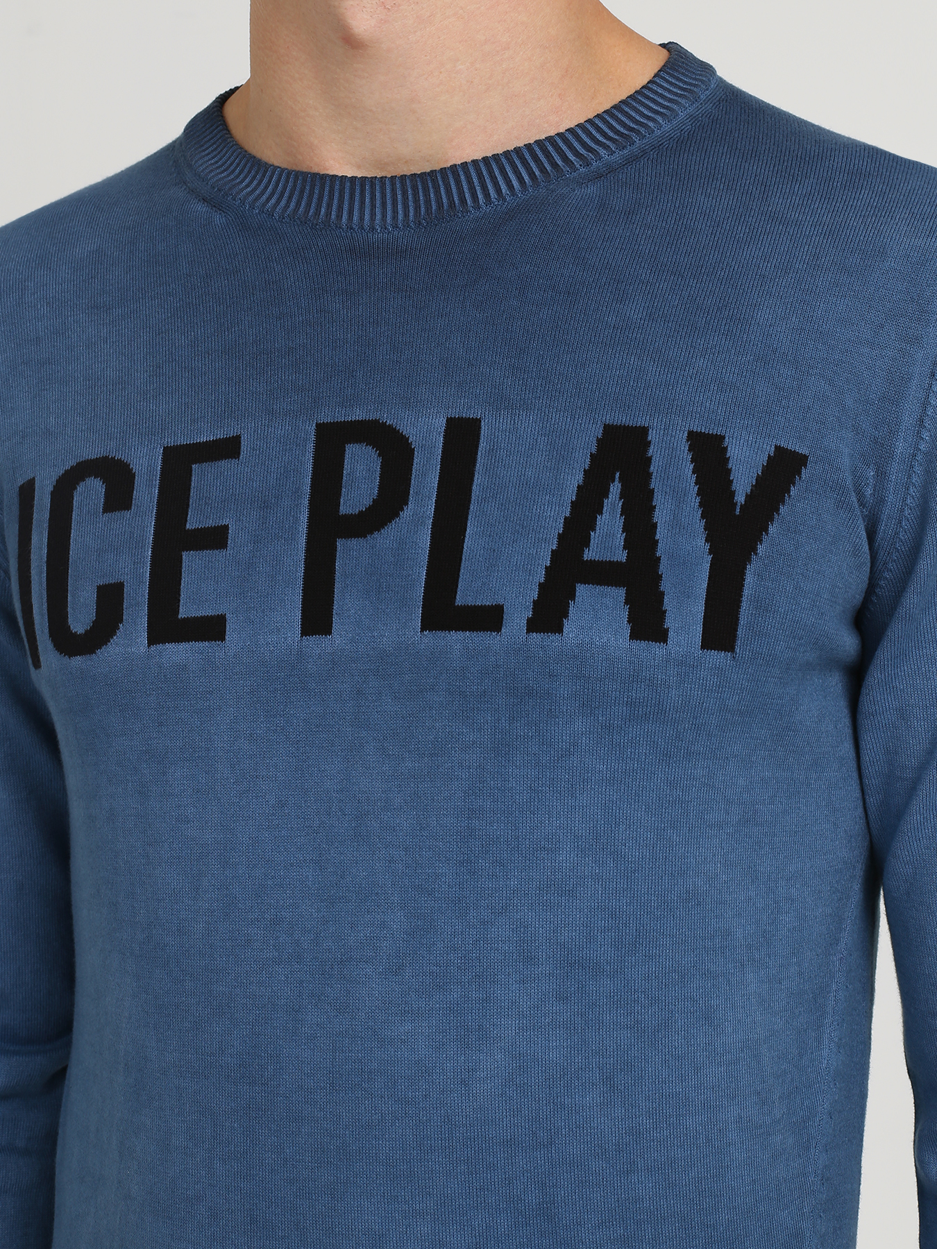 

Ice Play Джемпер с круглым вырезом, Siniy, Джемпер с круглым вырезом