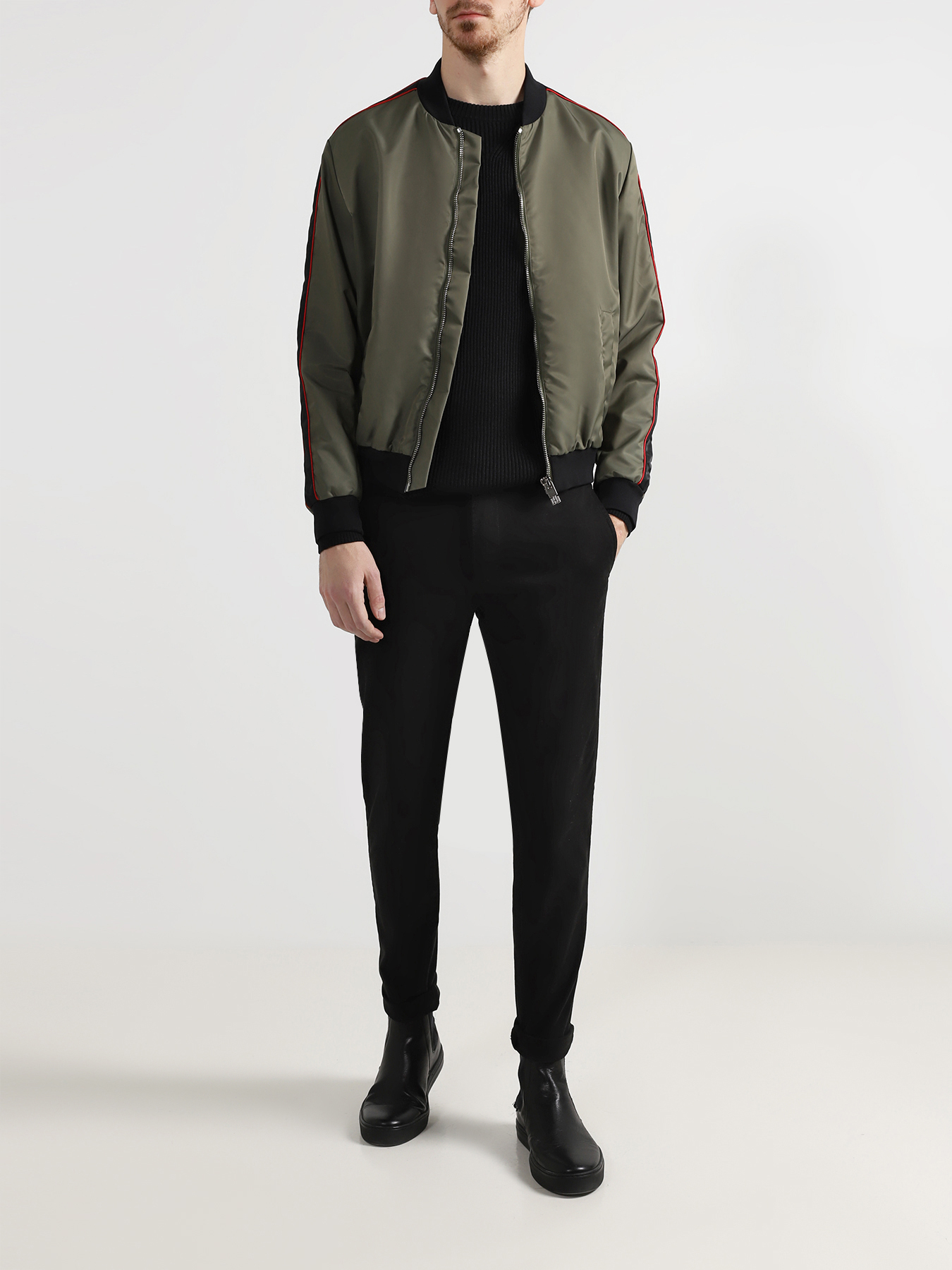 

Les hommes urban Бомбер, Khaki, Бомбер