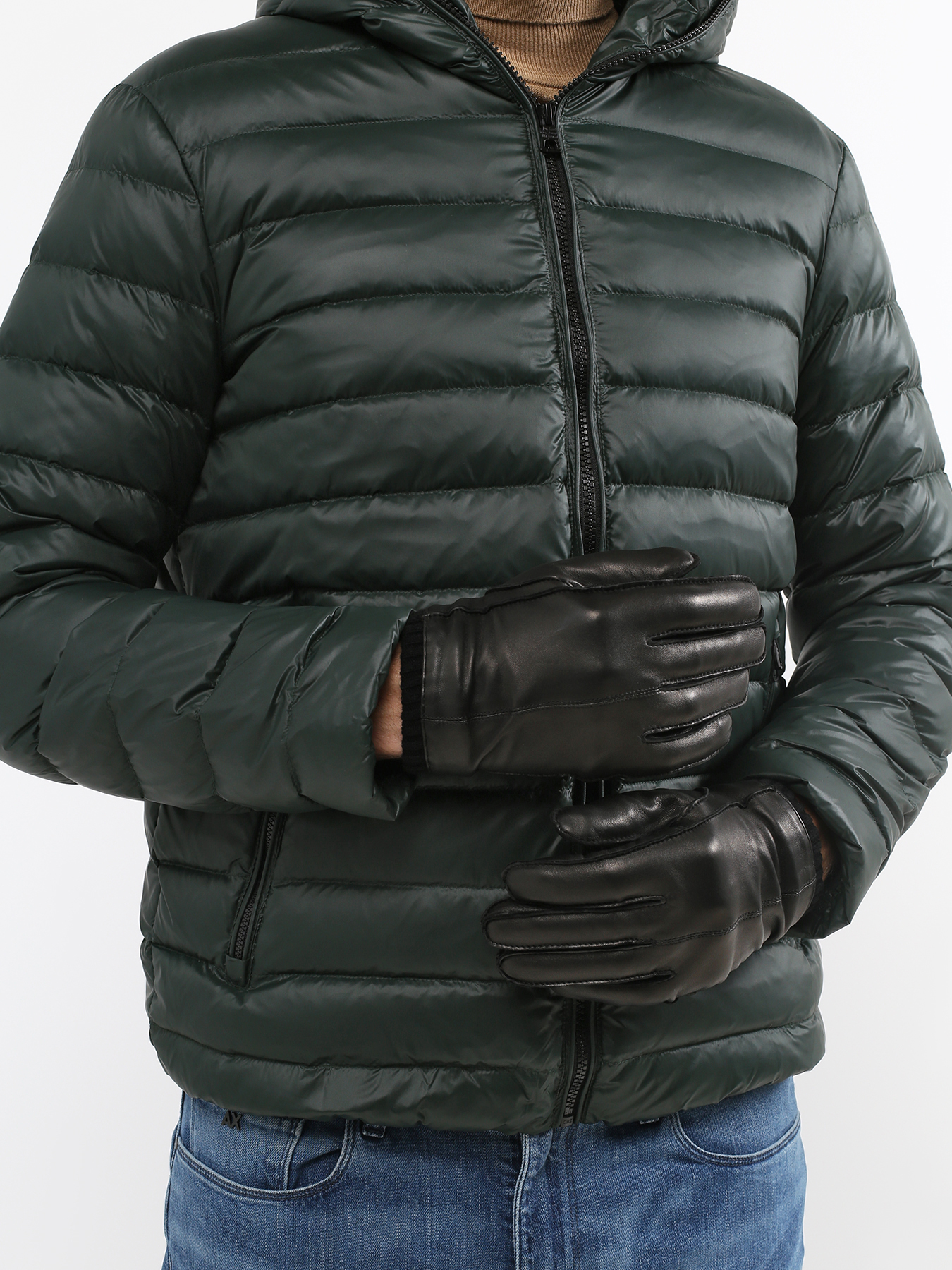 Кожаные перчатки Ritter. Цвет черный