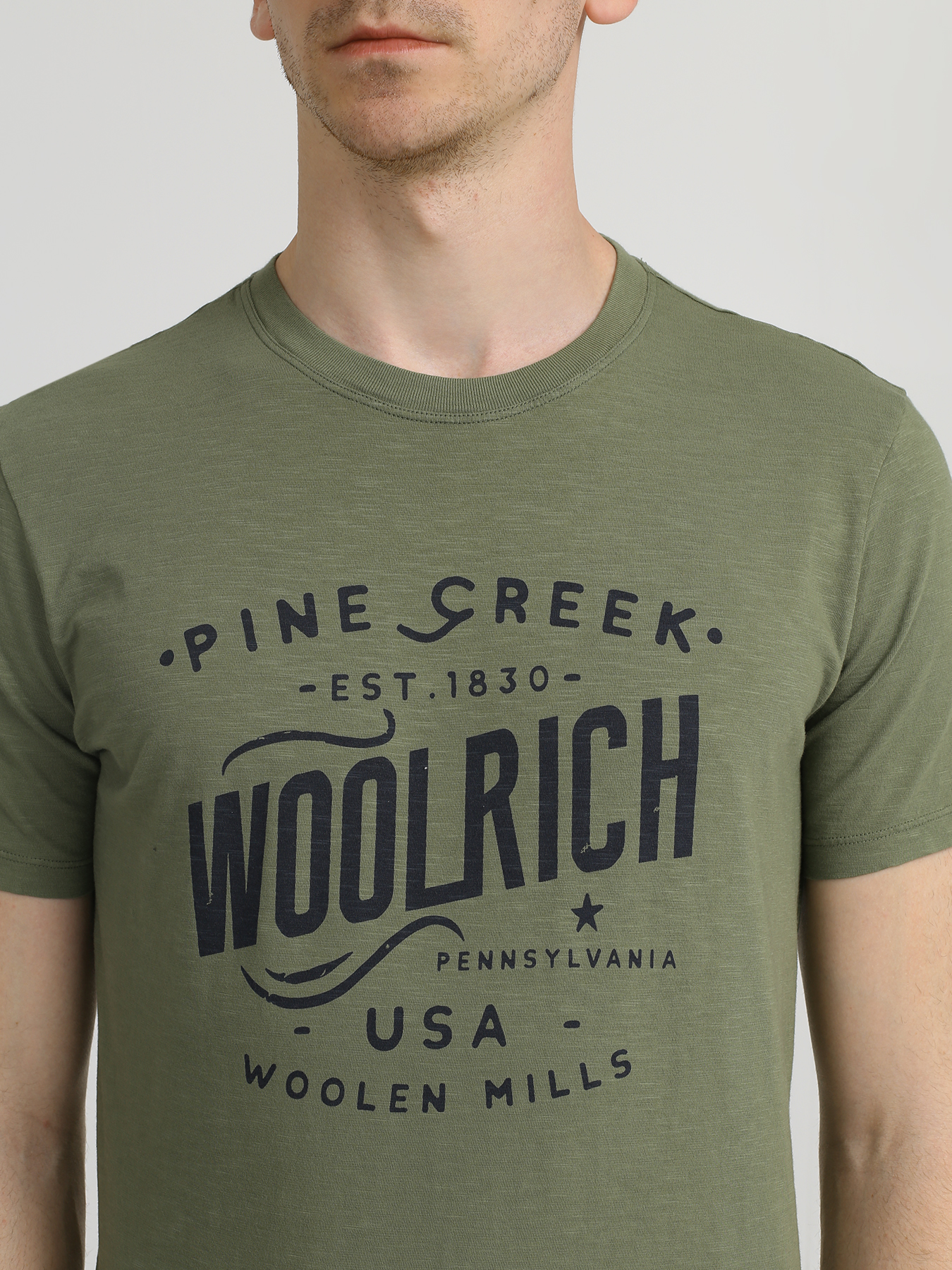 Woolrich Хлопковая футболка 345679-046 Фото 3