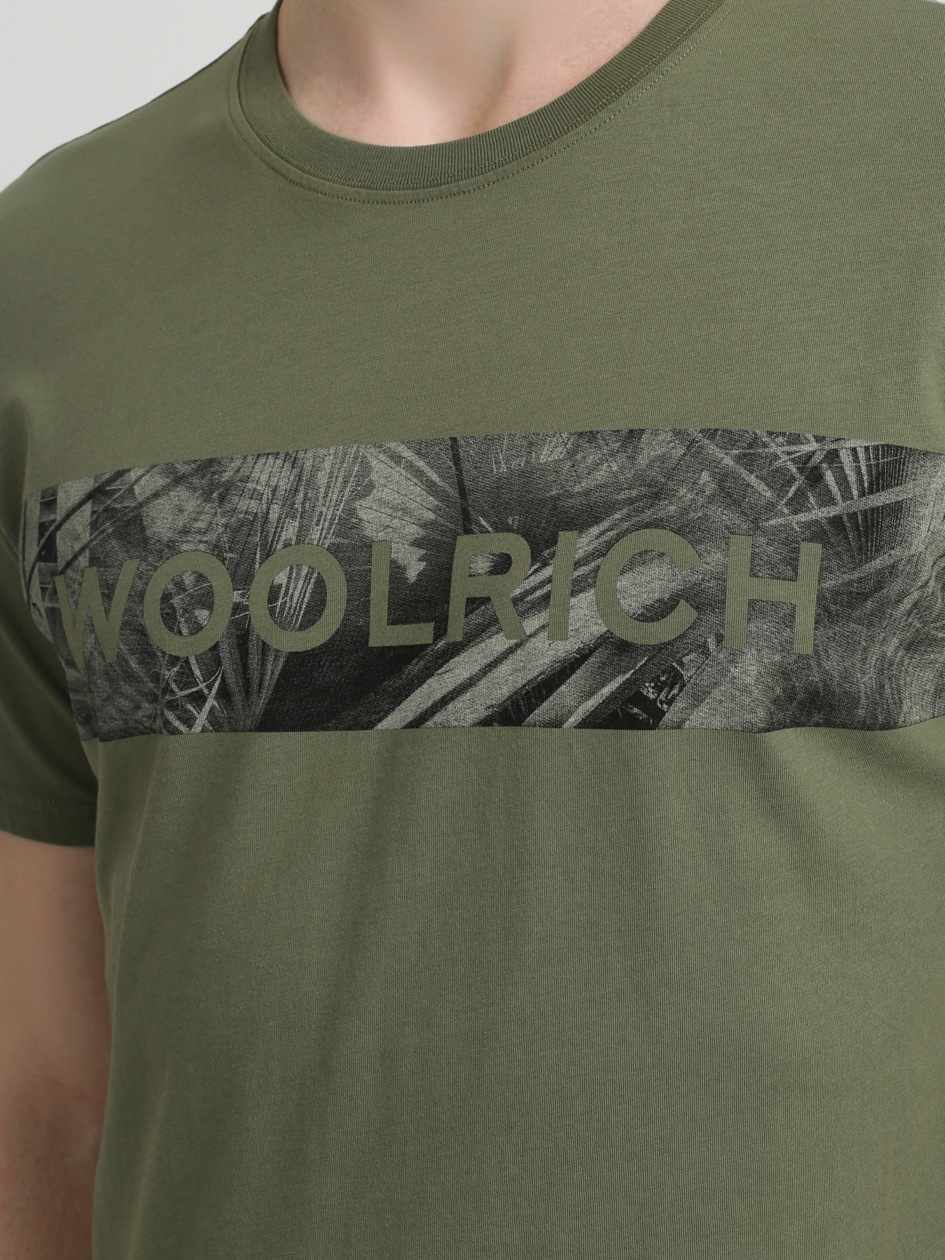 

Woolrich Хлопковая футболка, Khaki, Хлопковая футболка