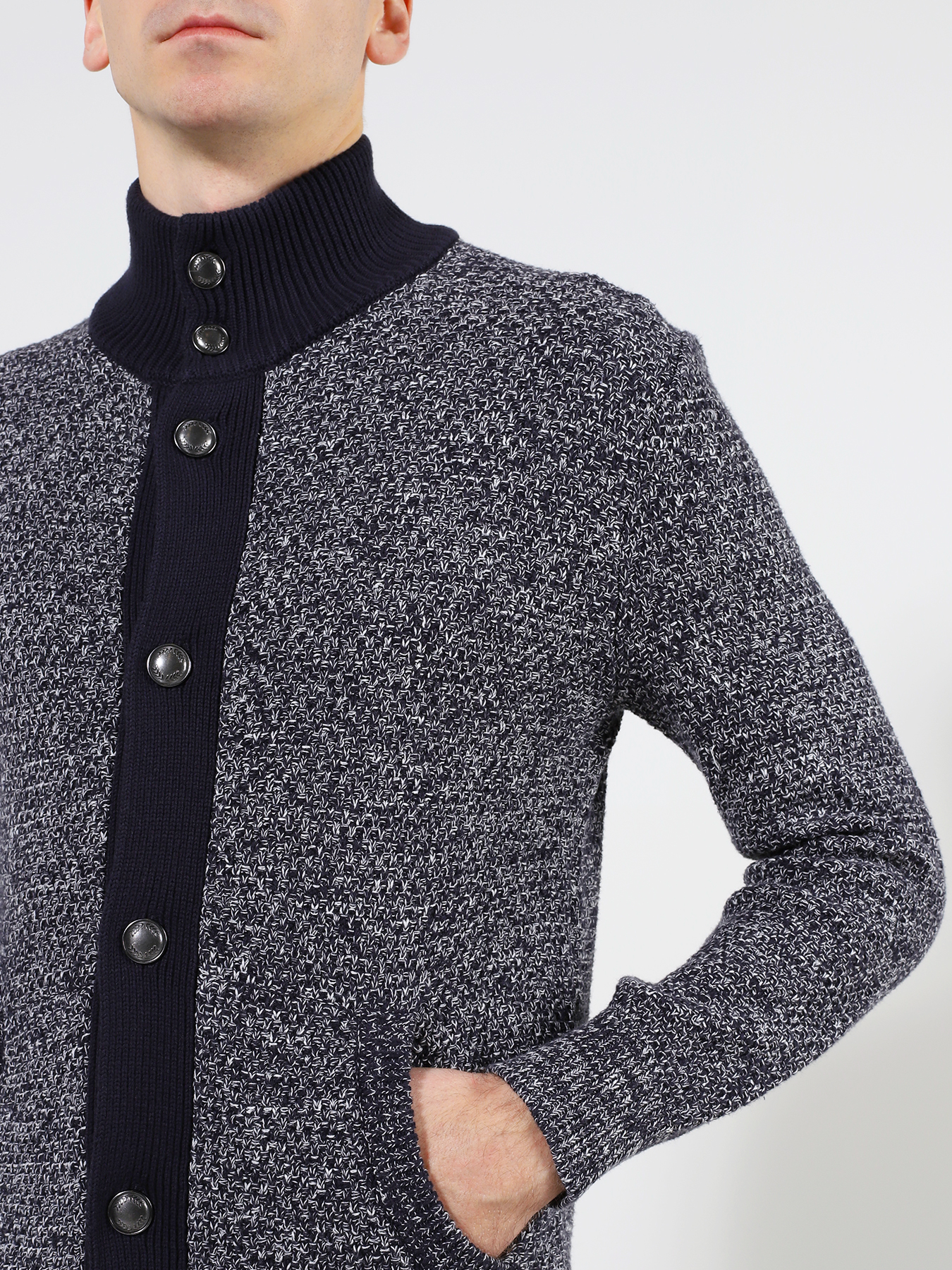 

Alessandro Manzoni Jeans Кардиган на пуговицах, Siniy, Кардиган на пуговицах