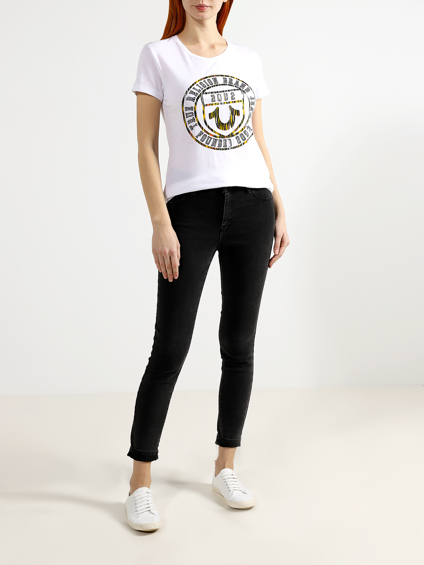 

True Religion Футболка с принтом, Belyy, Футболка с принтом