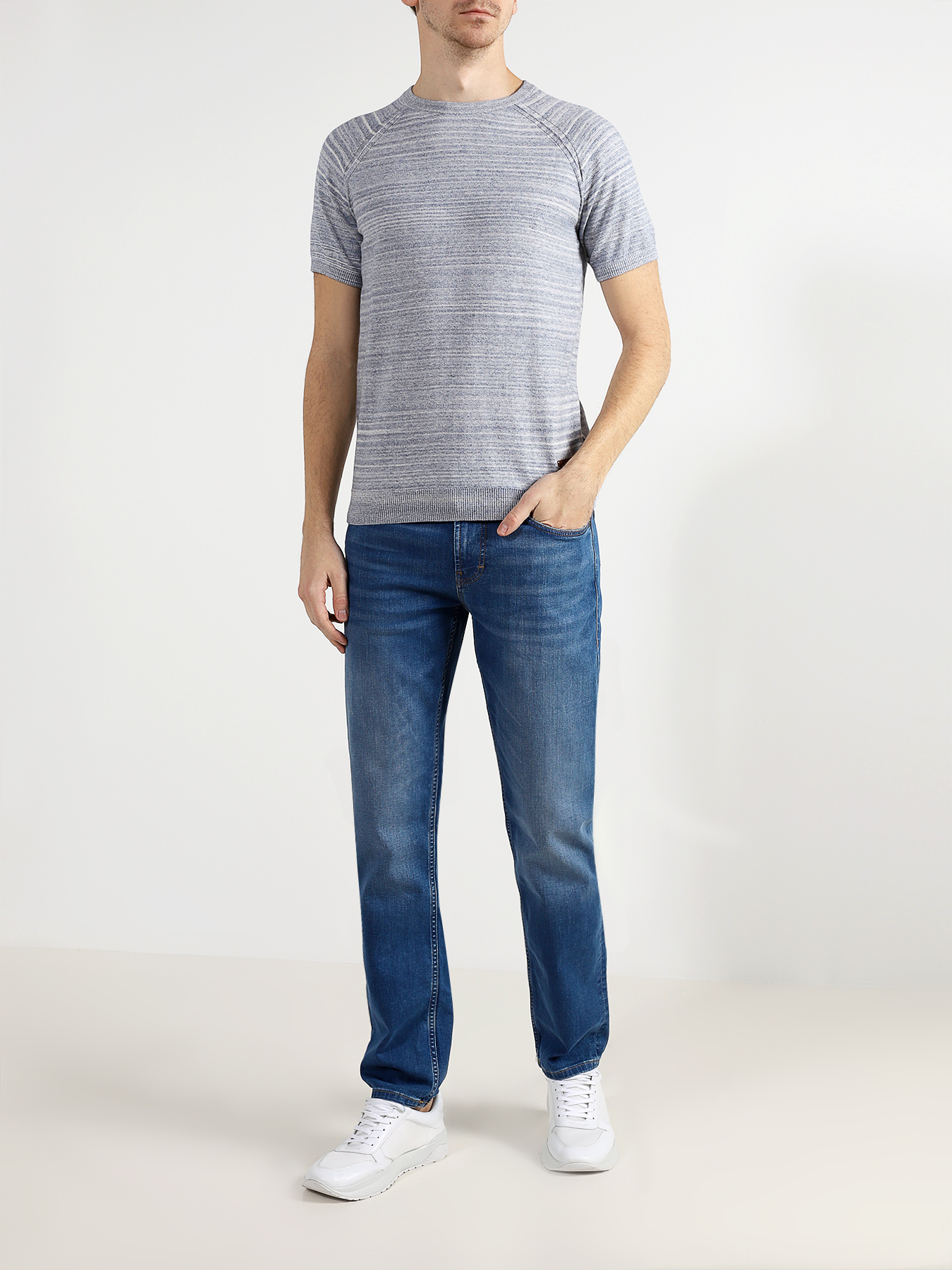 

Alessandro Manzoni Jeans Джемпер с коротким рукавом, Seryy, Джемпер с коротким рукавом