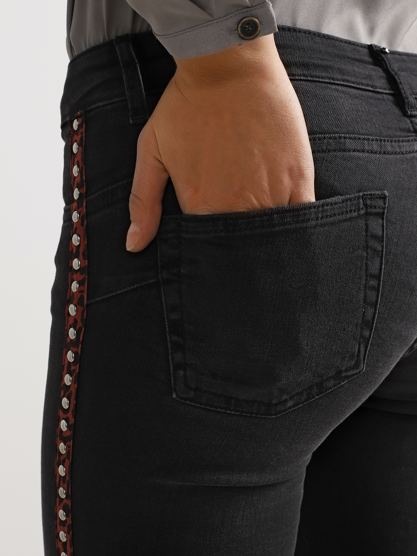 Liu Jo Женские расклешенные джинсы 349700-008 Фото 4