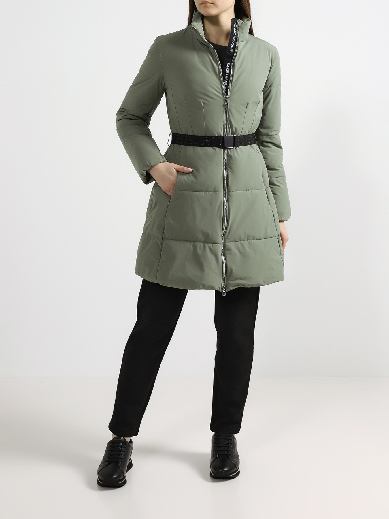 

Emporio Armani Удлиненная куртка, Khaki, Удлиненная куртка