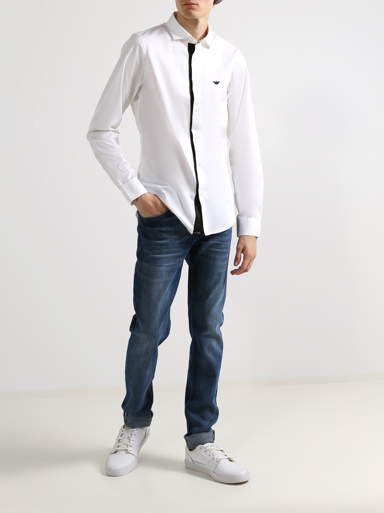 

Emporio Armani Мужская рубашка, Belyy, Мужская рубашка