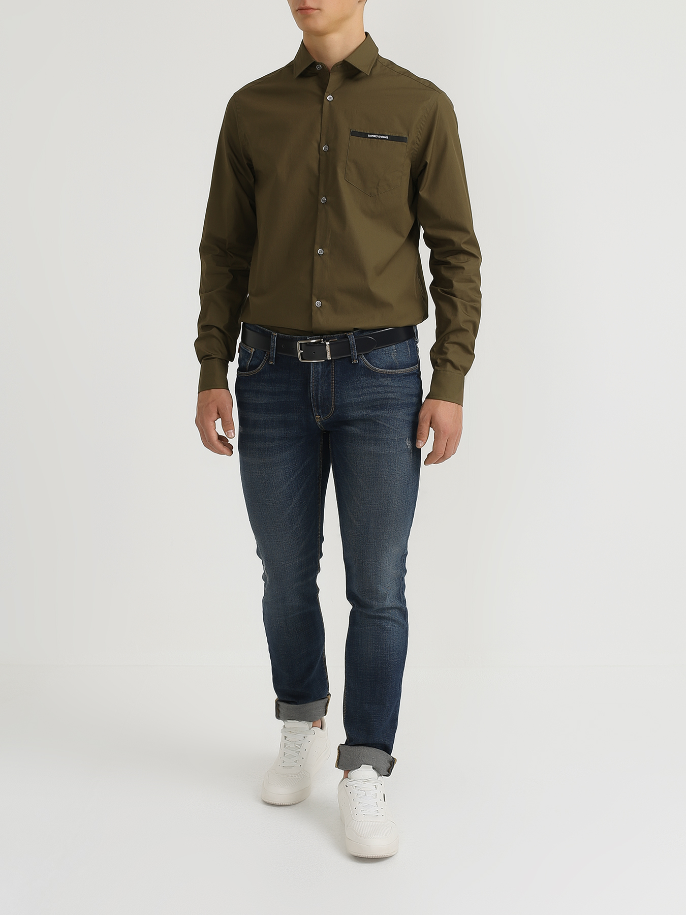 

Emporio Armani Мужская рубашка, Khaki, Мужская рубашка