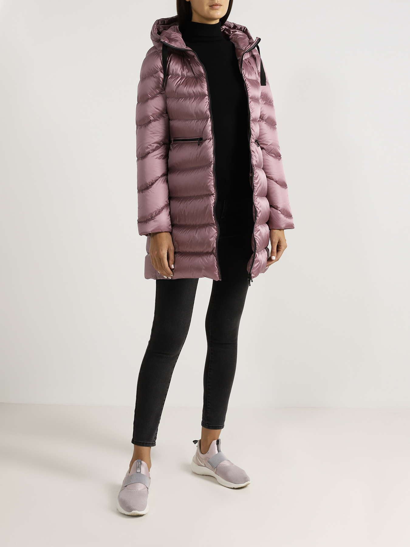 

Emme Marella Женский пуховик Monte, Sirenevyy, Женский пуховик Monte