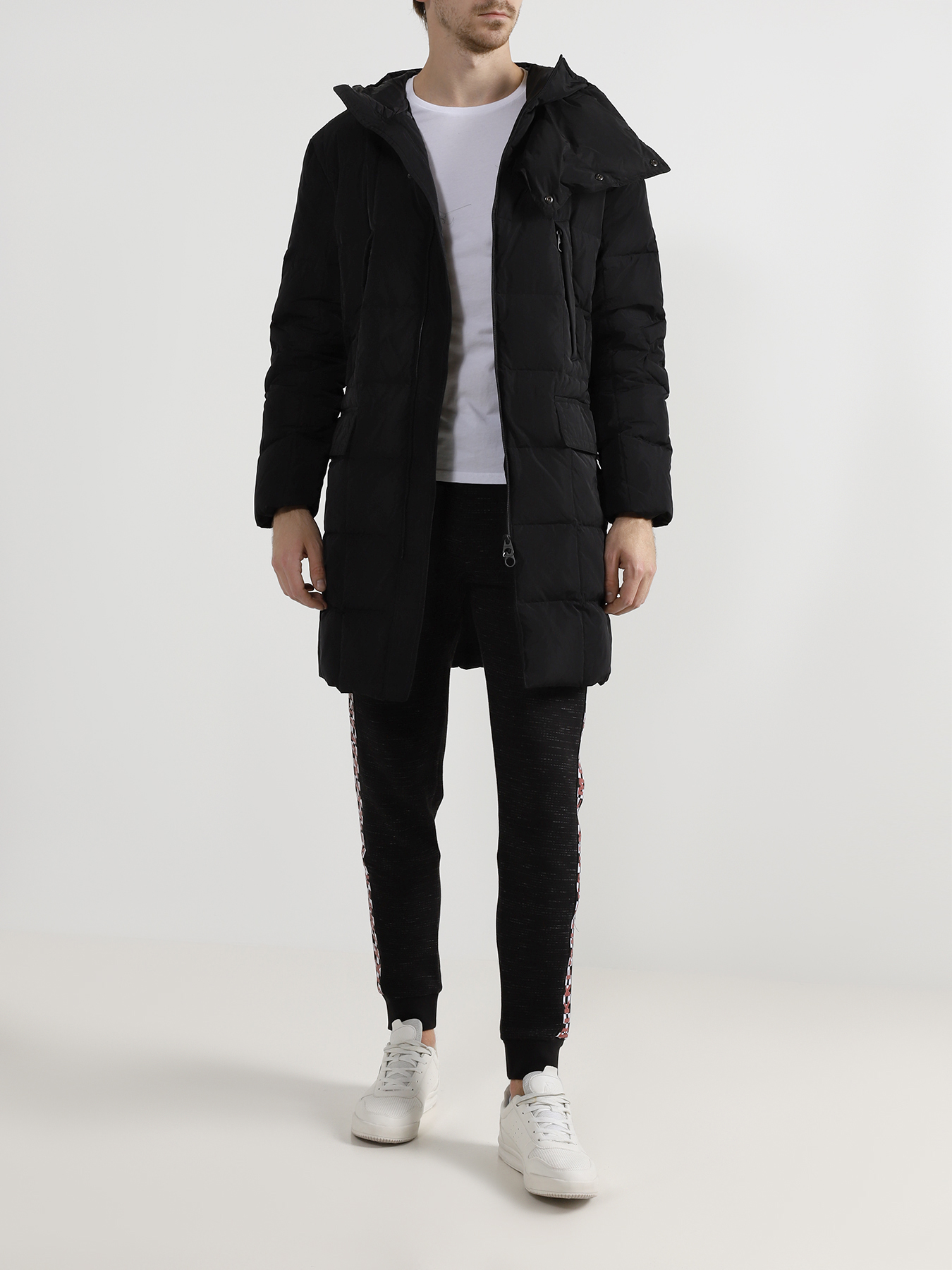 

Bikkembergs Удлиненная куртка, Chernyy, Удлиненная куртка