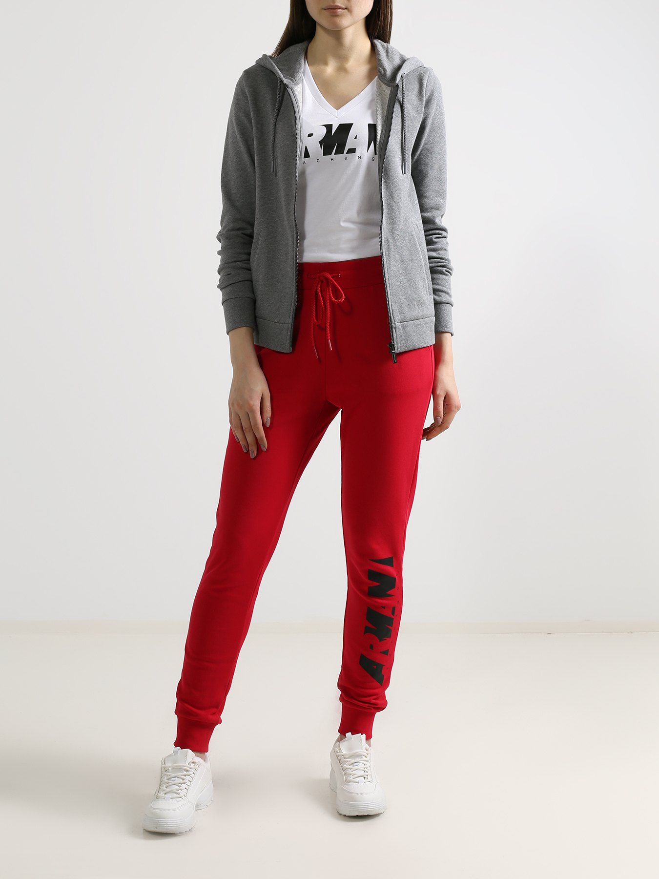 

Armani Exchange Толстовка на молнии, Seryy, Толстовка на молнии