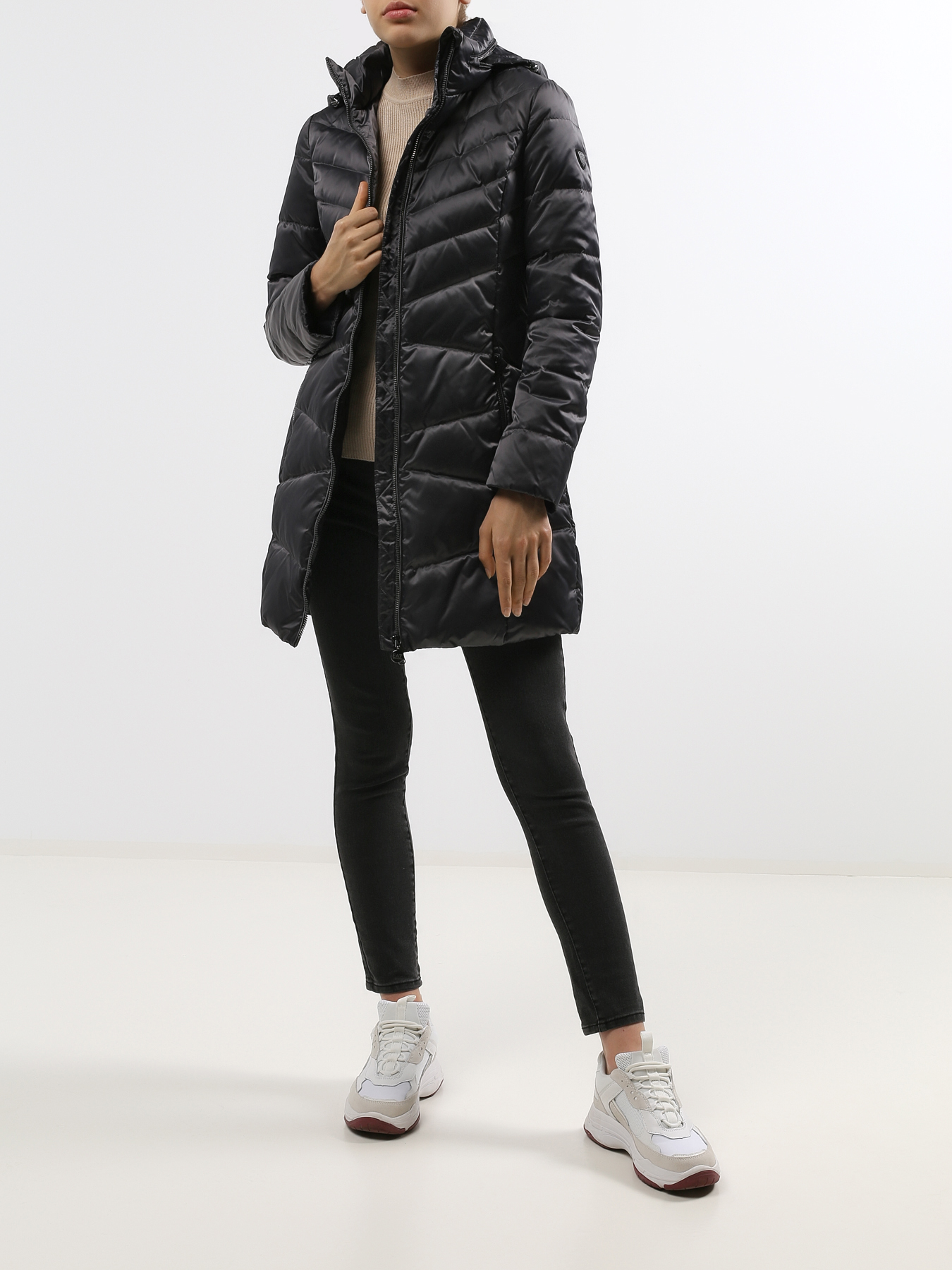 

EA7 Emporio Armani Удлиненная куртка, Seryy, Удлиненная куртка