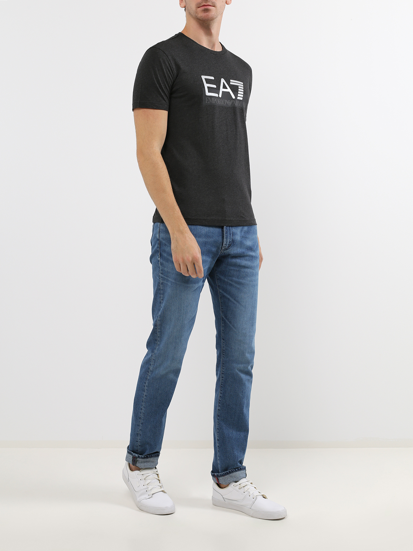 

EA7 Emporio Armani Мужская футболка, Seryy, Мужская футболка