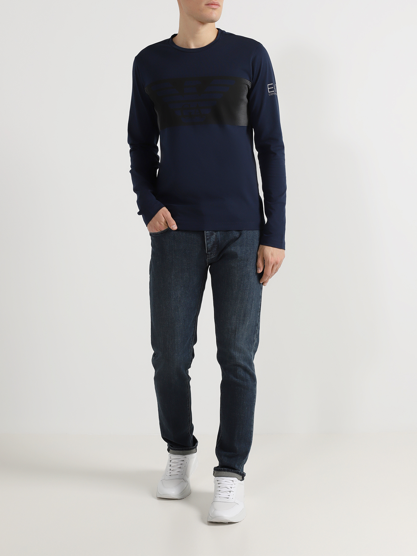 

EA7 Emporio Armani Лонгслив, Siniy, Лонгслив