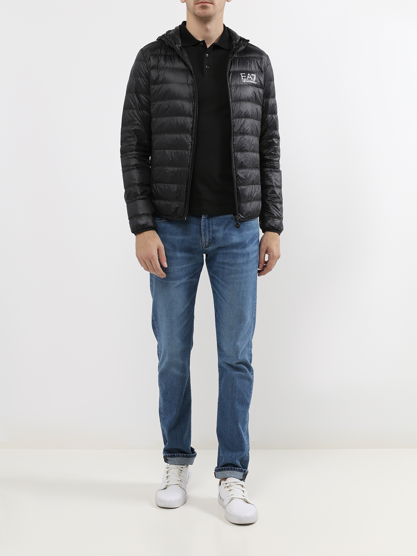 

EA7 Emporio Armani Куртка с капюшоном, Chernyy, Куртка с капюшоном