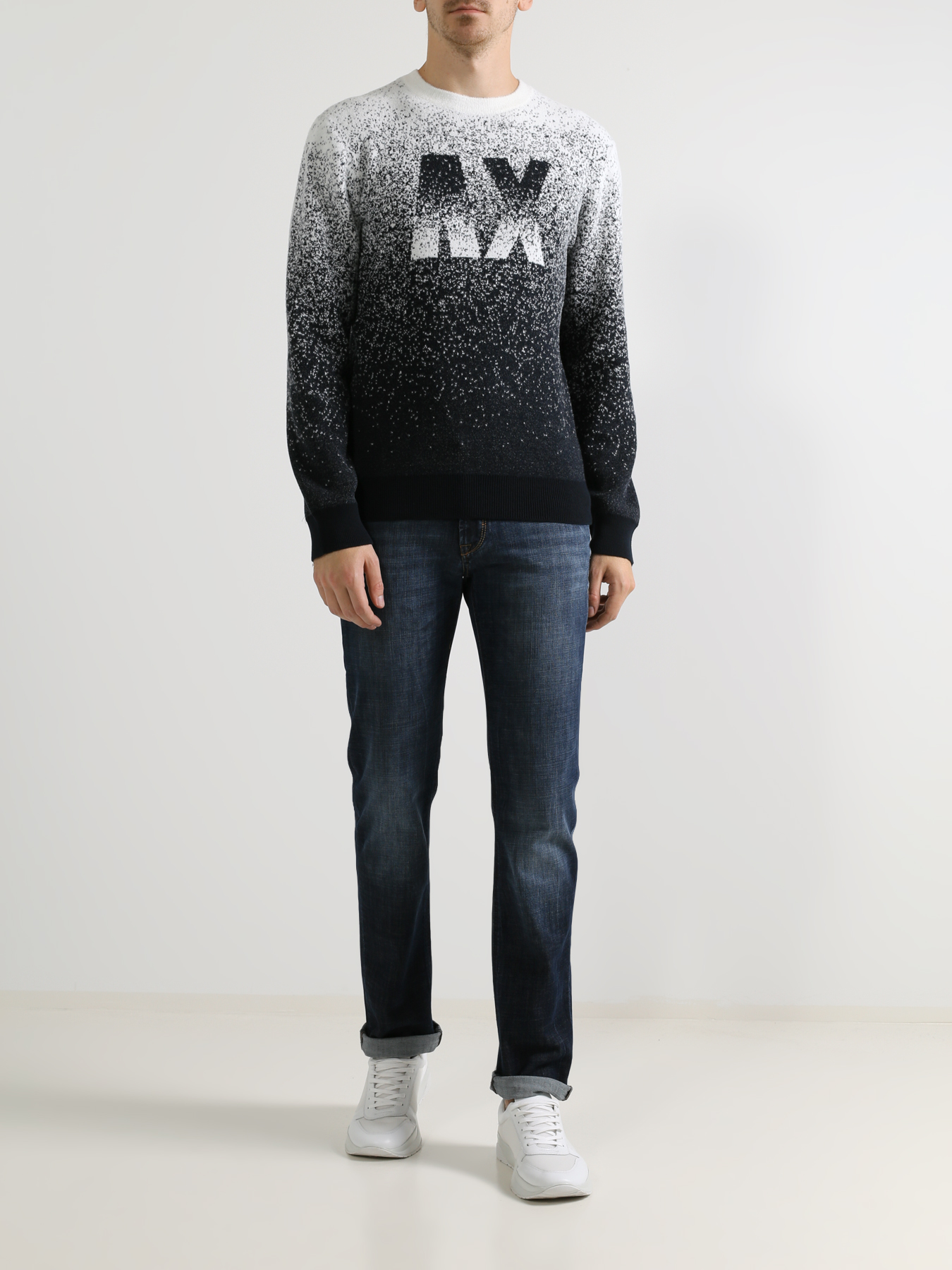 

Armani Exchange Джемпр, Cherno_belyy, Джемпр