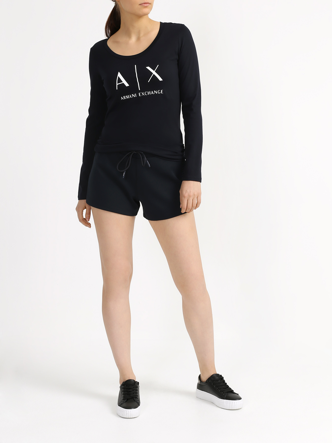 

Armani Exchange Лонгслив, Temno_siniy, Лонгслив