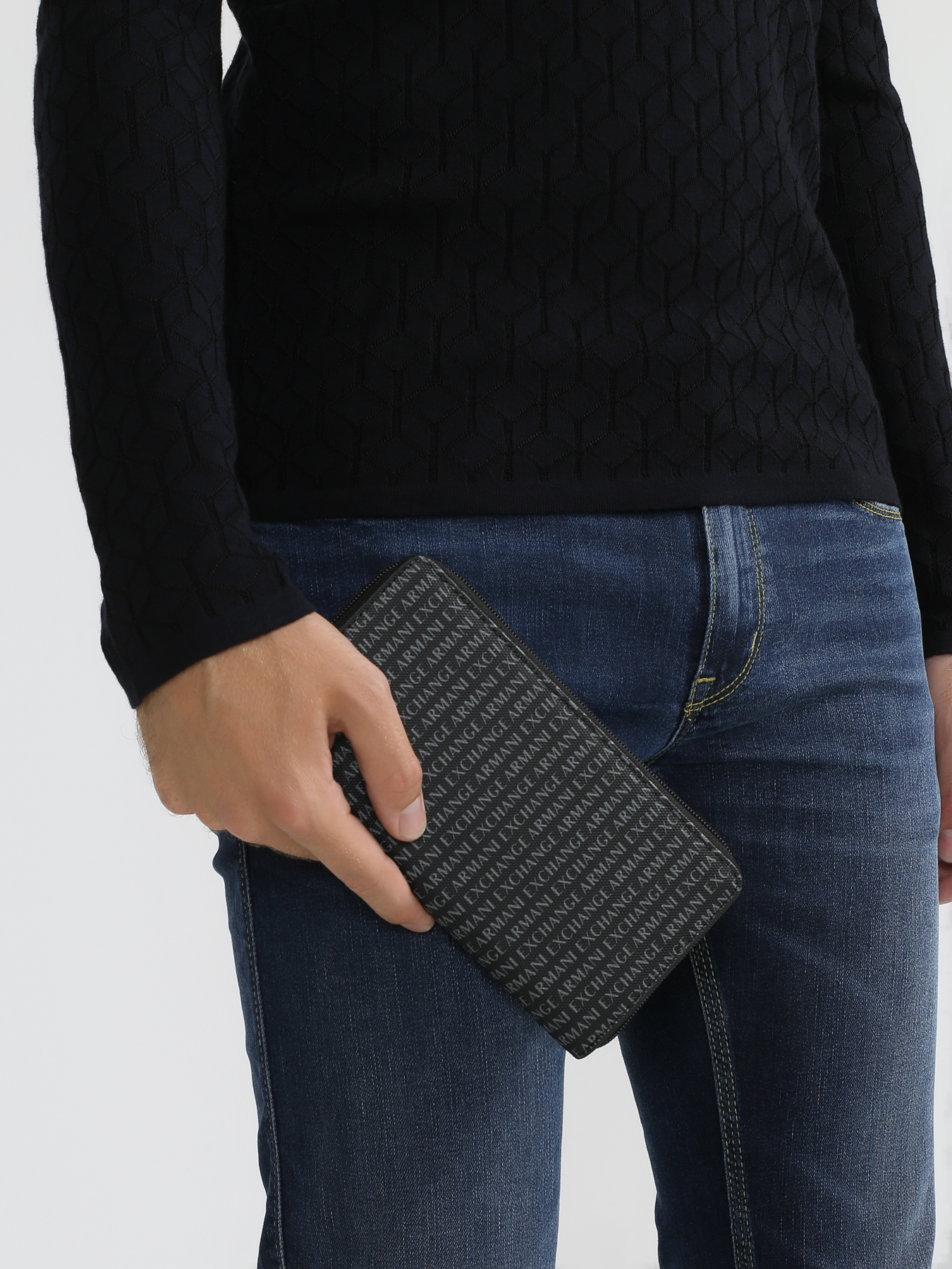 

Armani Exchange Мужское портмоне, Chernyy, Мужское портмоне