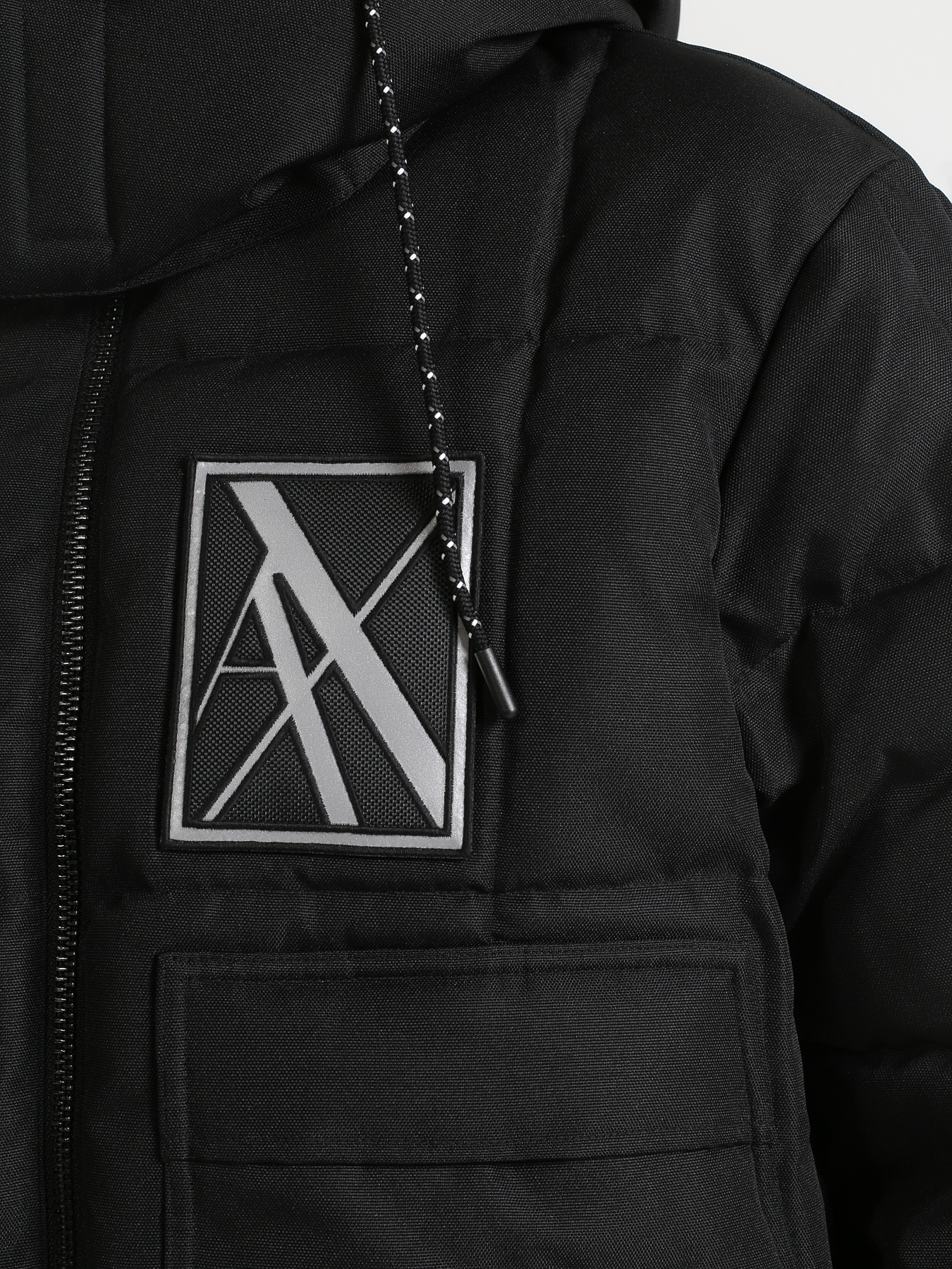 

Armani Exchange Мужской пуховик, Chernyy, Мужской пуховик