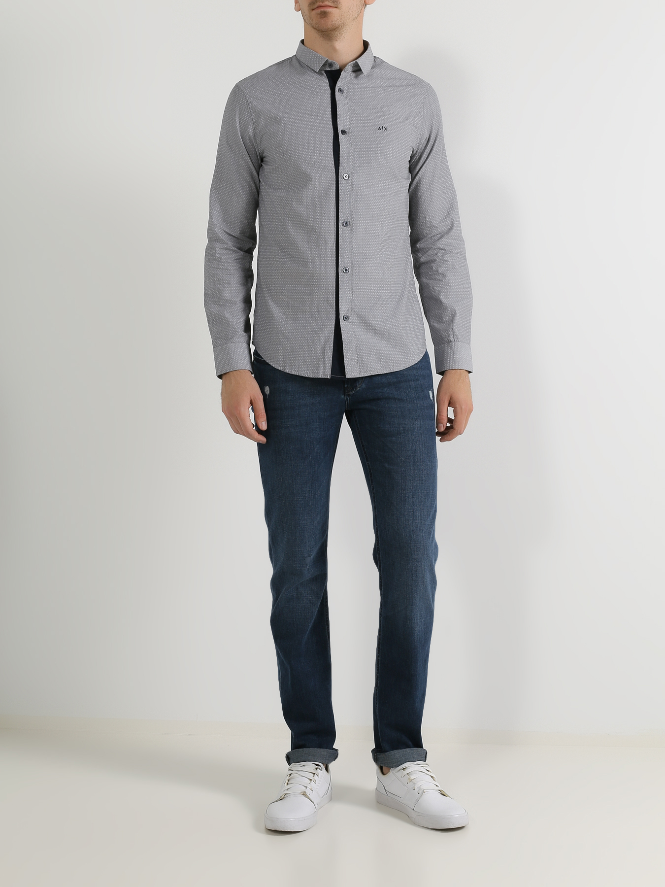 

Armani Exchange Мужская рубашка, Multikolor, Мужская рубашка