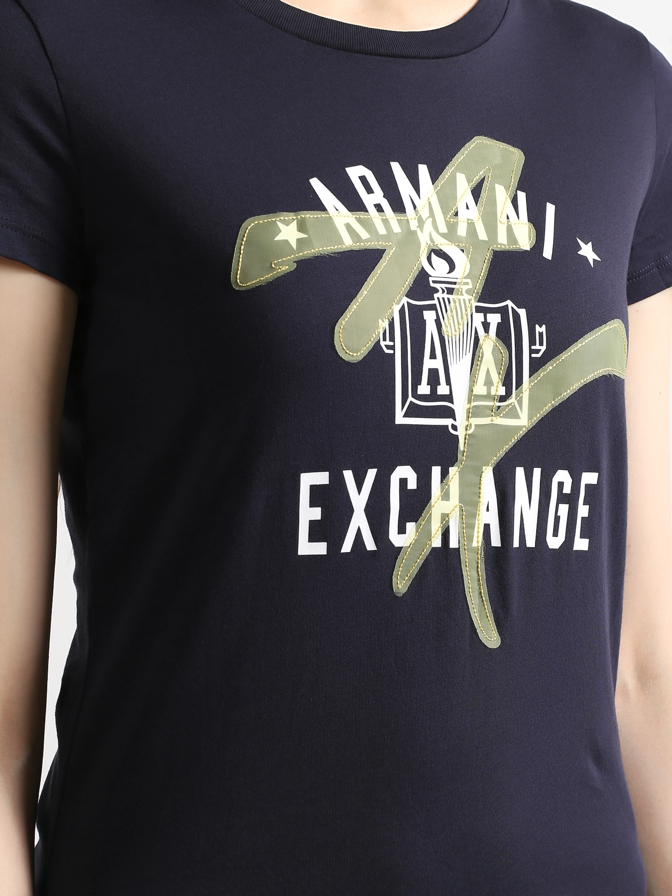 

Armani Exchange Женская футболка, Temno_siniy, Женская футболка