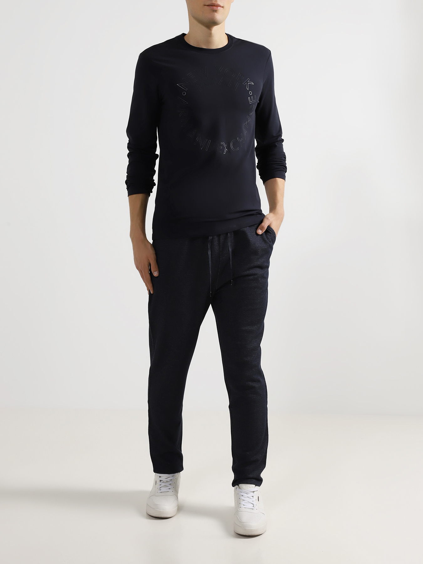 

Armani Exchange Лонгслив, Siniy, Лонгслив