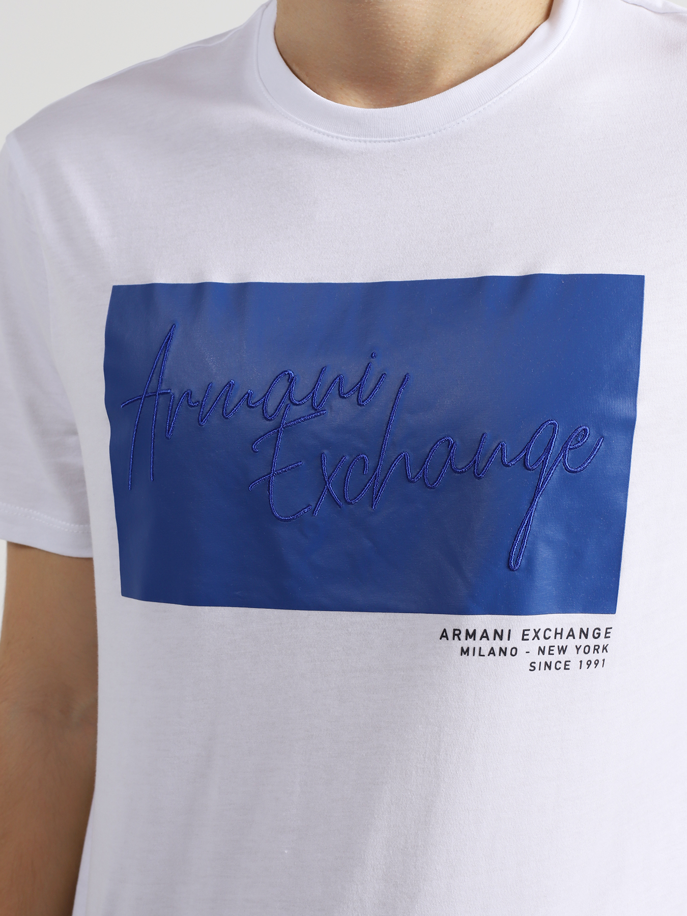

Armani Exchange Мужская футболка, Belyy, Мужская футболка