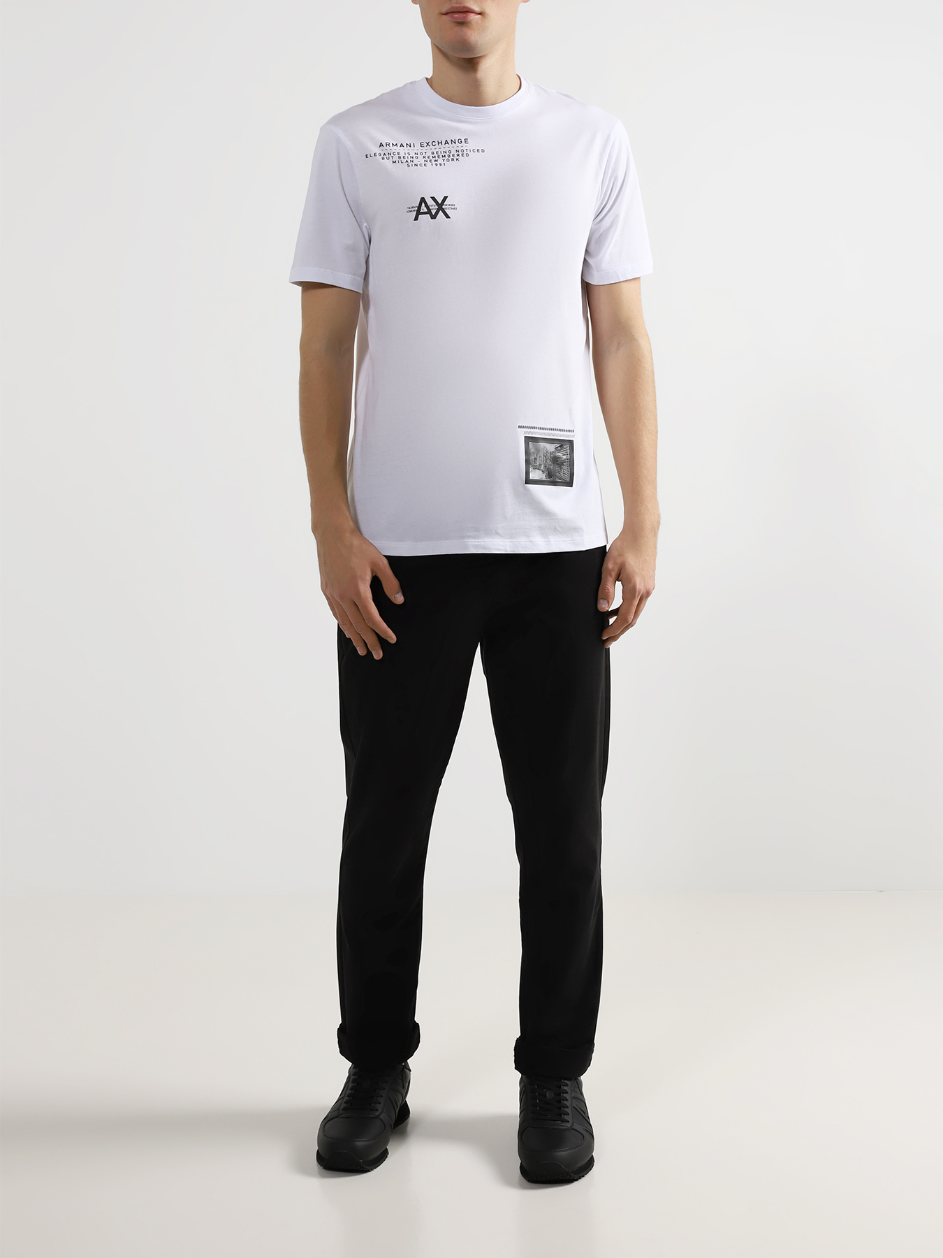 

Armani Exchange Футболка, Belyy, Футболка