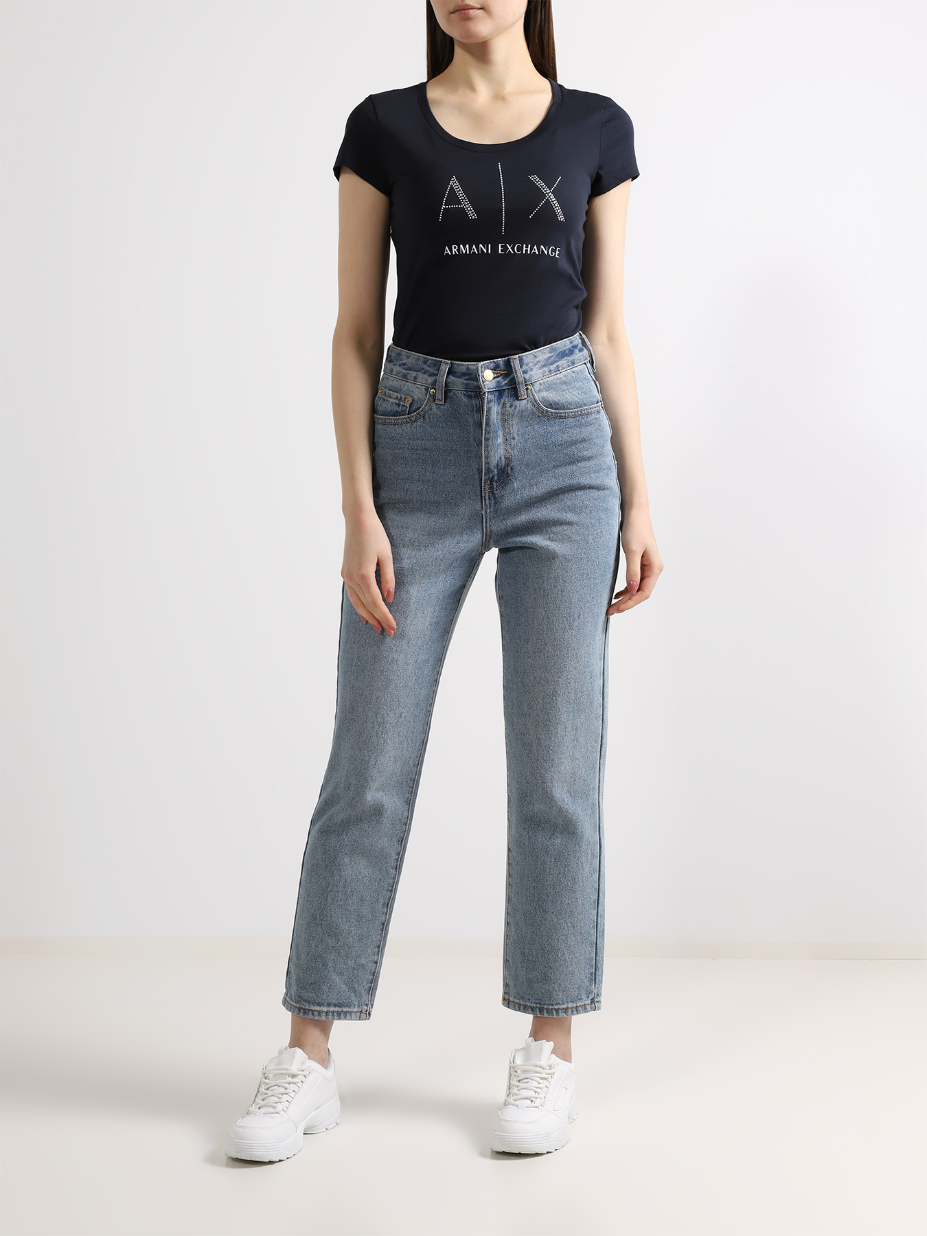 

Armani Exchange Футболка из хлопка, Temno_siniy, Футболка из хлопка
