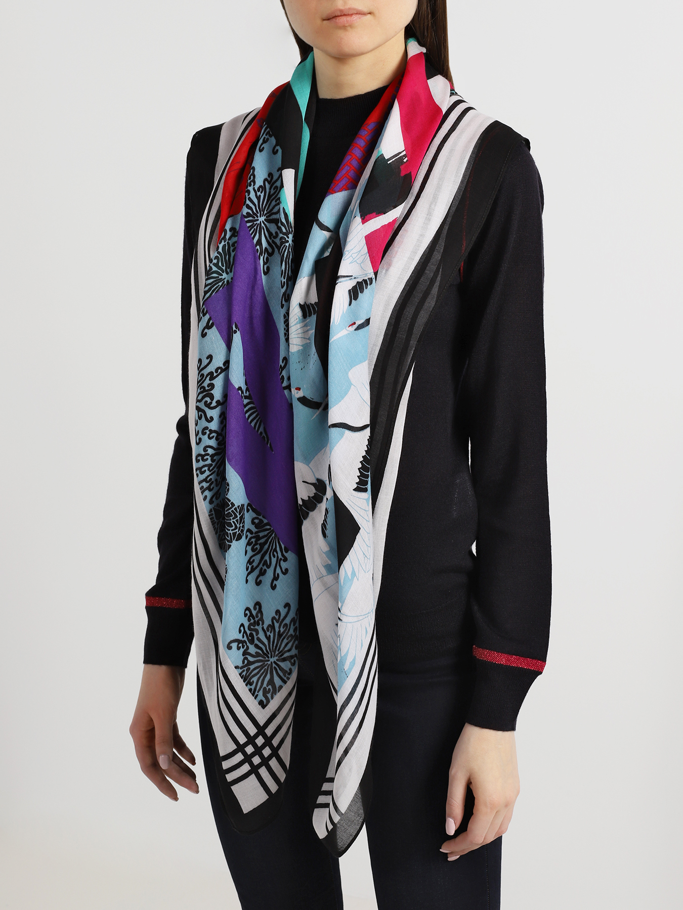 

Armani Exchange Женский платок, Multikolor, Женский платок