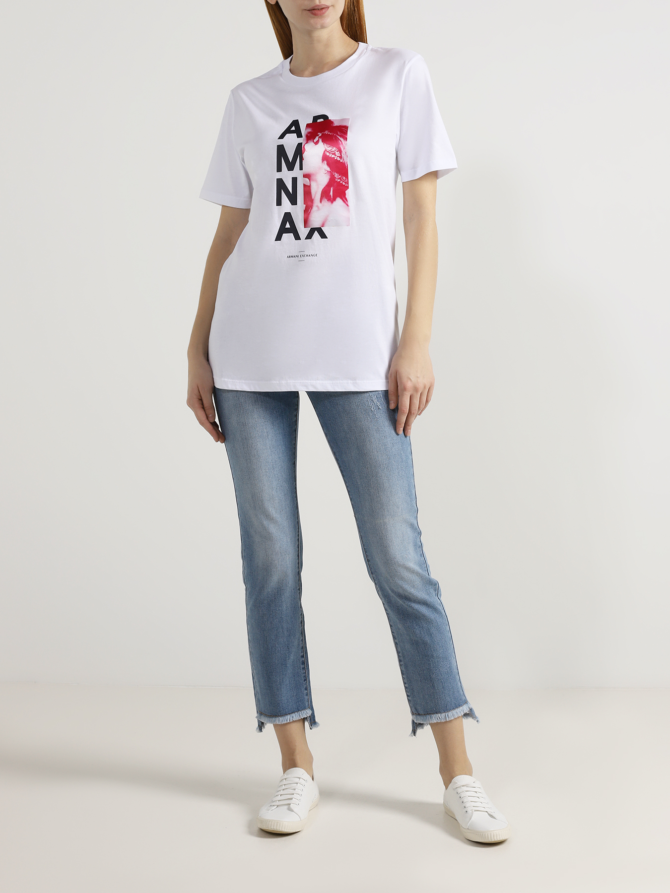 

Armani Exchange Женская футболка, Belyy, Женская футболка